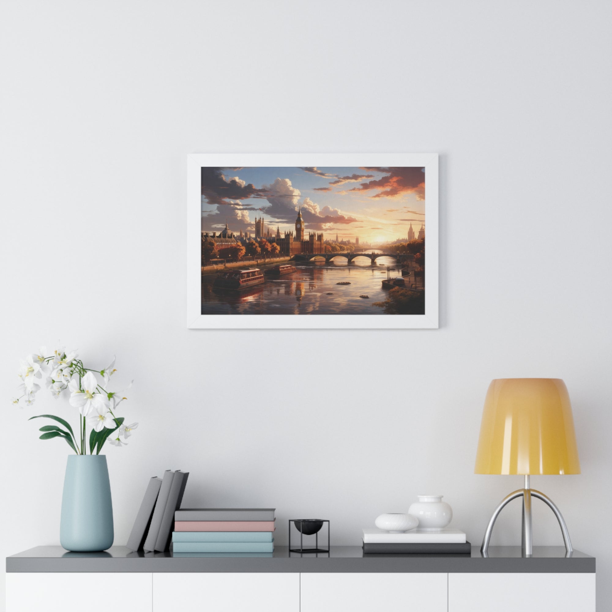 Sunset Over Westminster – London Cityscape Wall Art