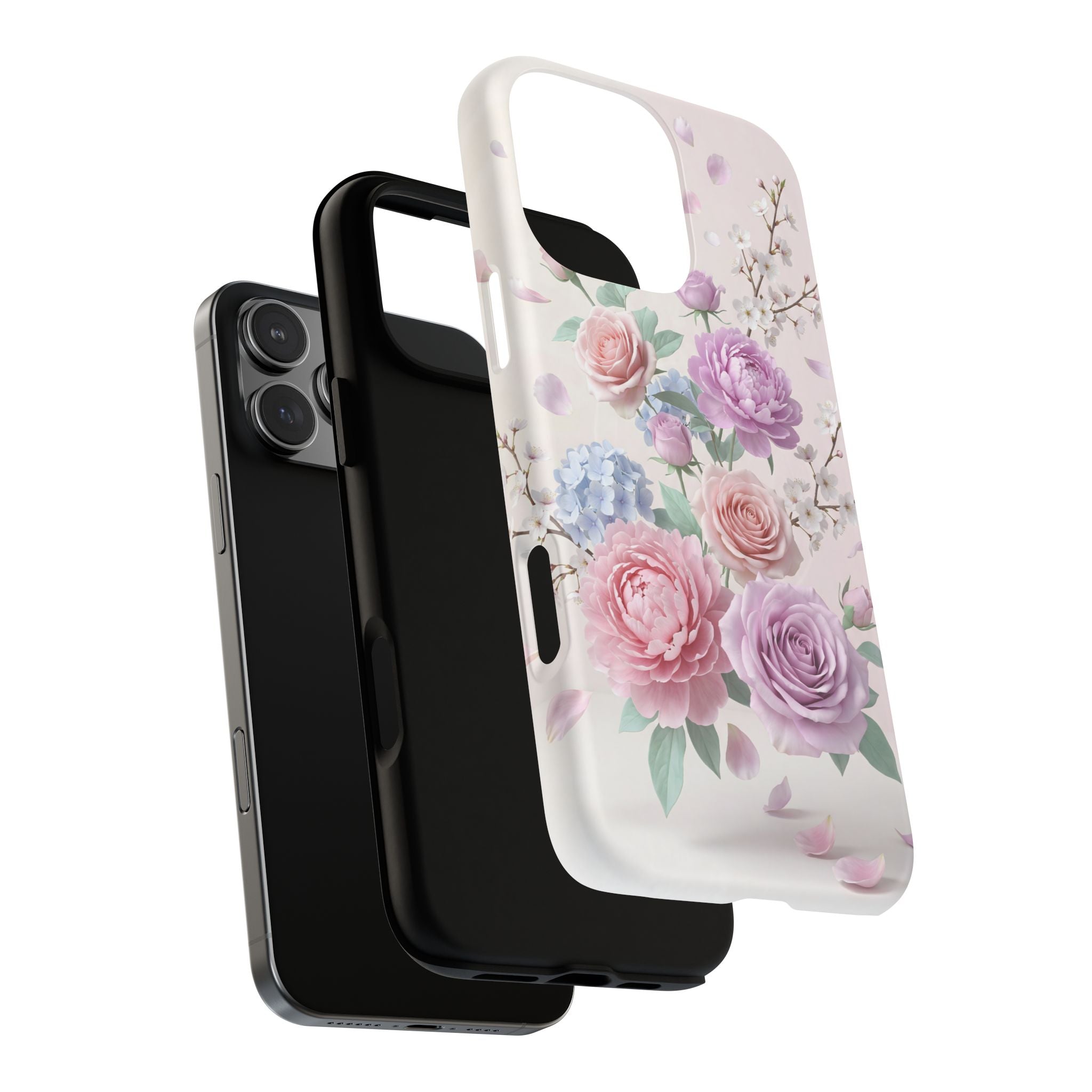 Blush Bloom Floral iPhone Case (MagSafe®)