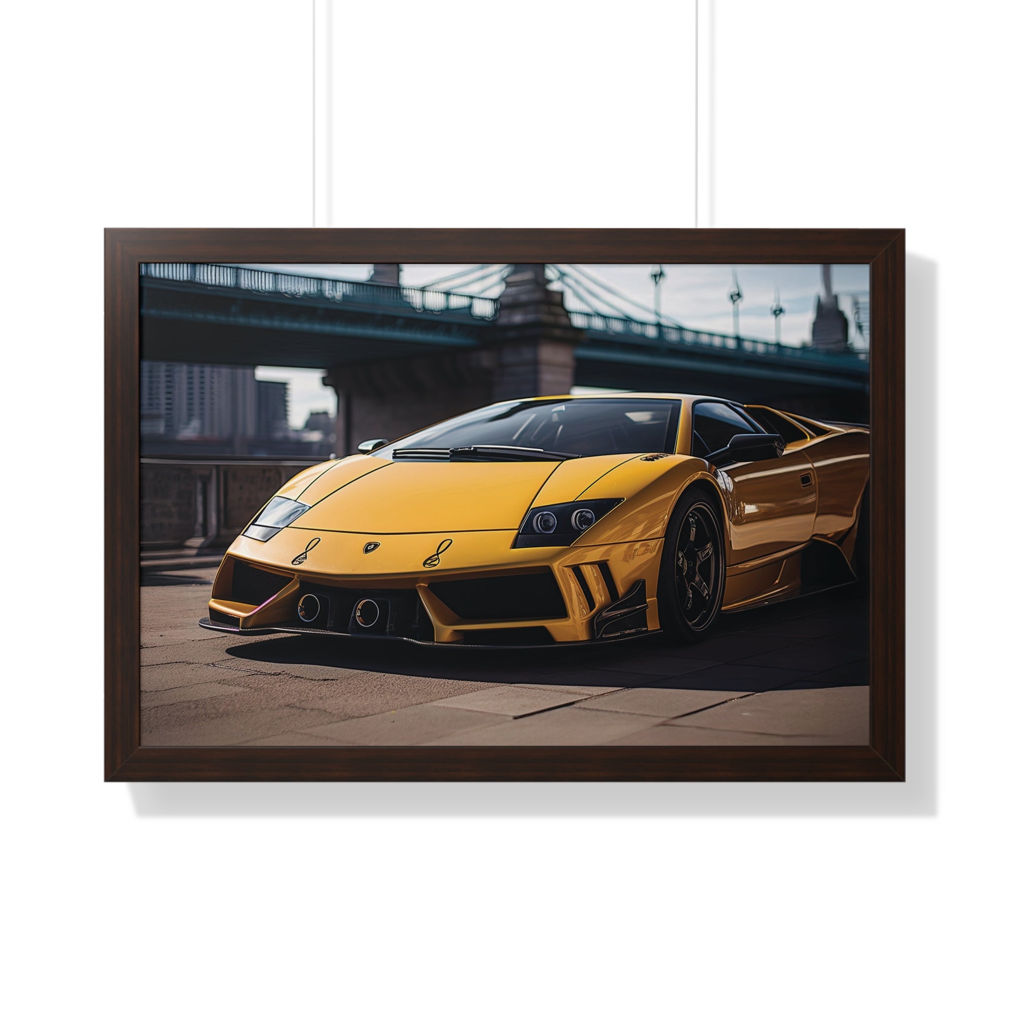 Striking Supercar Lamborghini Murciélago Framed Print