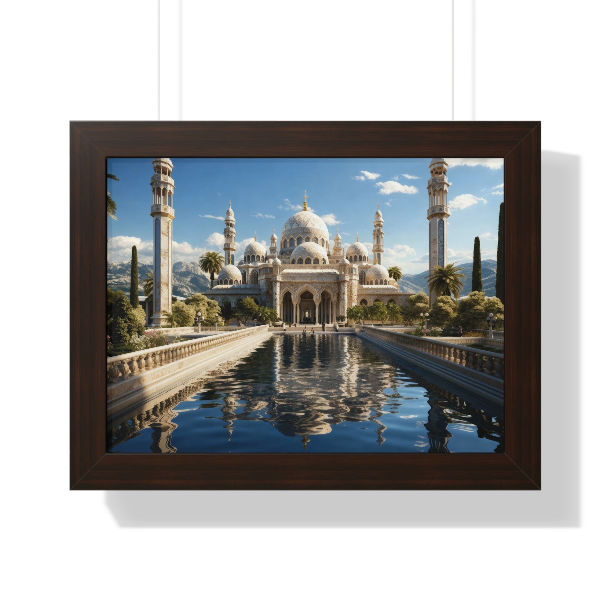 The Gilded Calm – Premium Mosque Wall Art