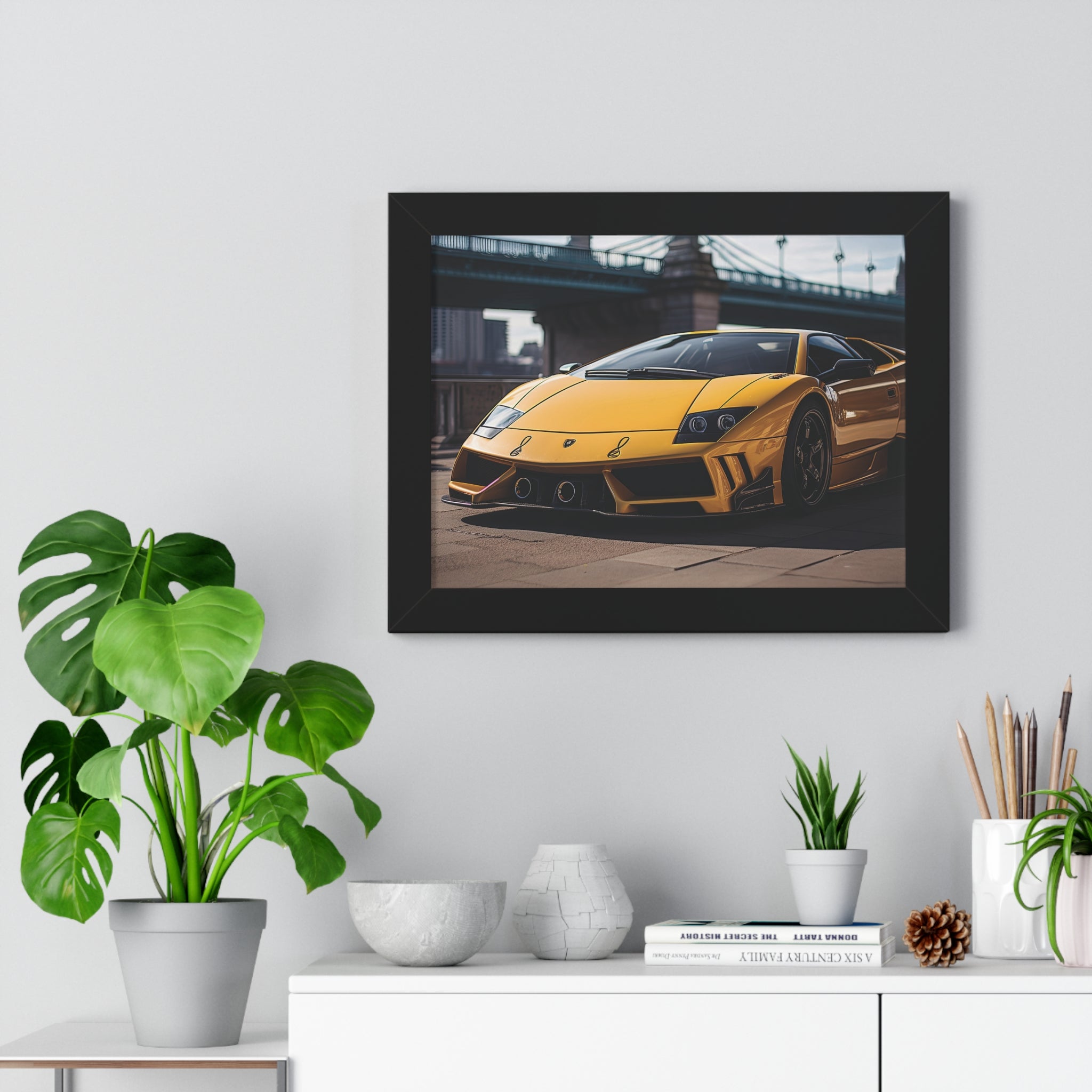 Striking Supercar Lamborghini Murciélago Framed Print