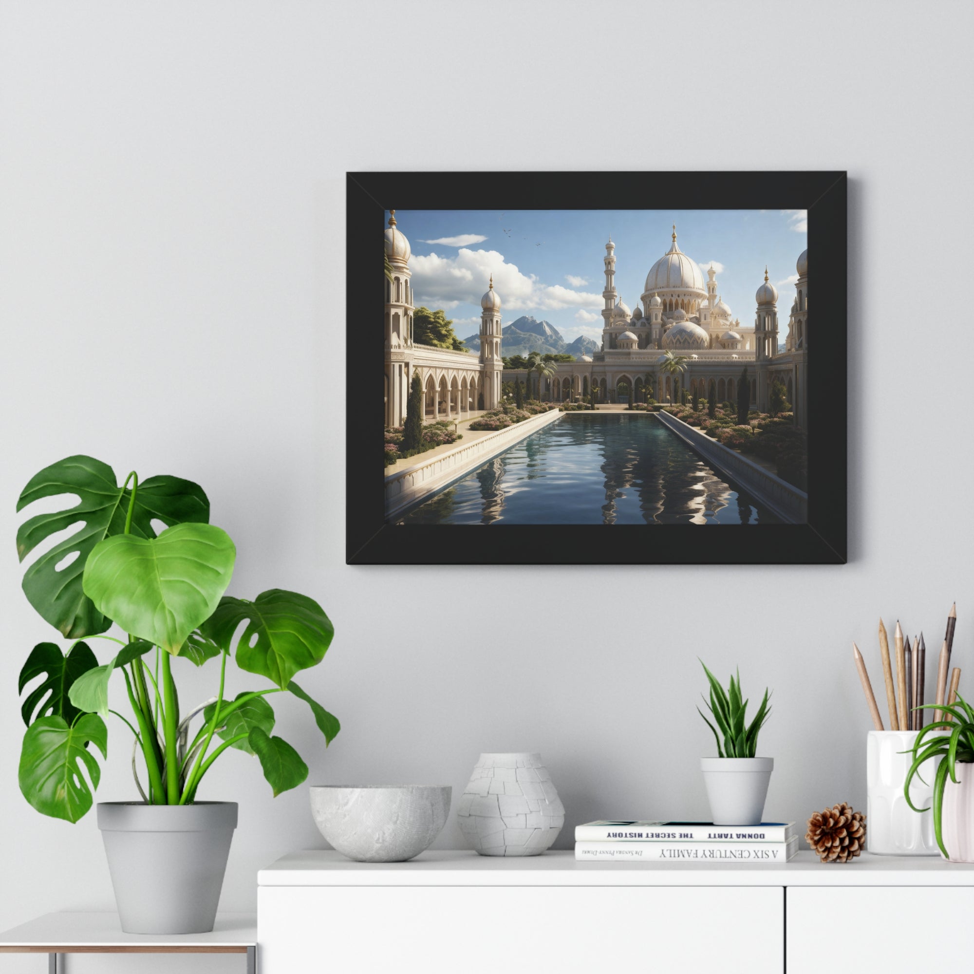 Between Earth and Prayer – Mountain Mosque Wall Art