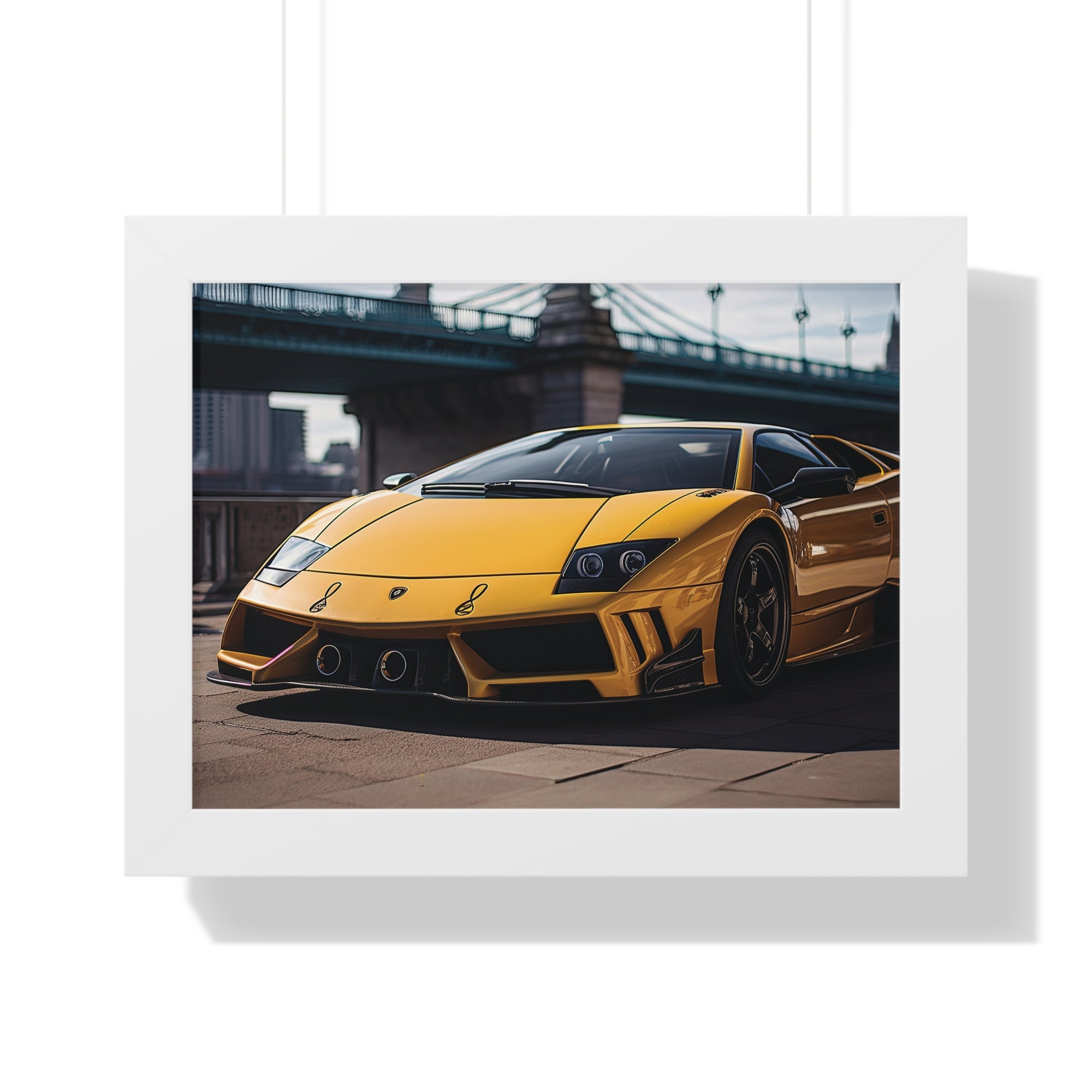 Striking Supercar Lamborghini Murciélago Framed Print