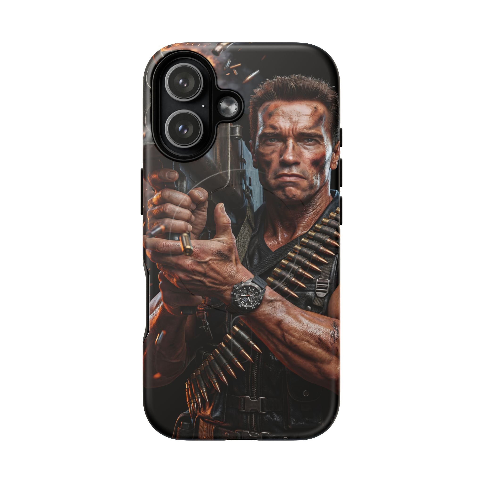 Arnold Schwarzenegger Explosive Action Edition iPhone Case (MagSafe®)