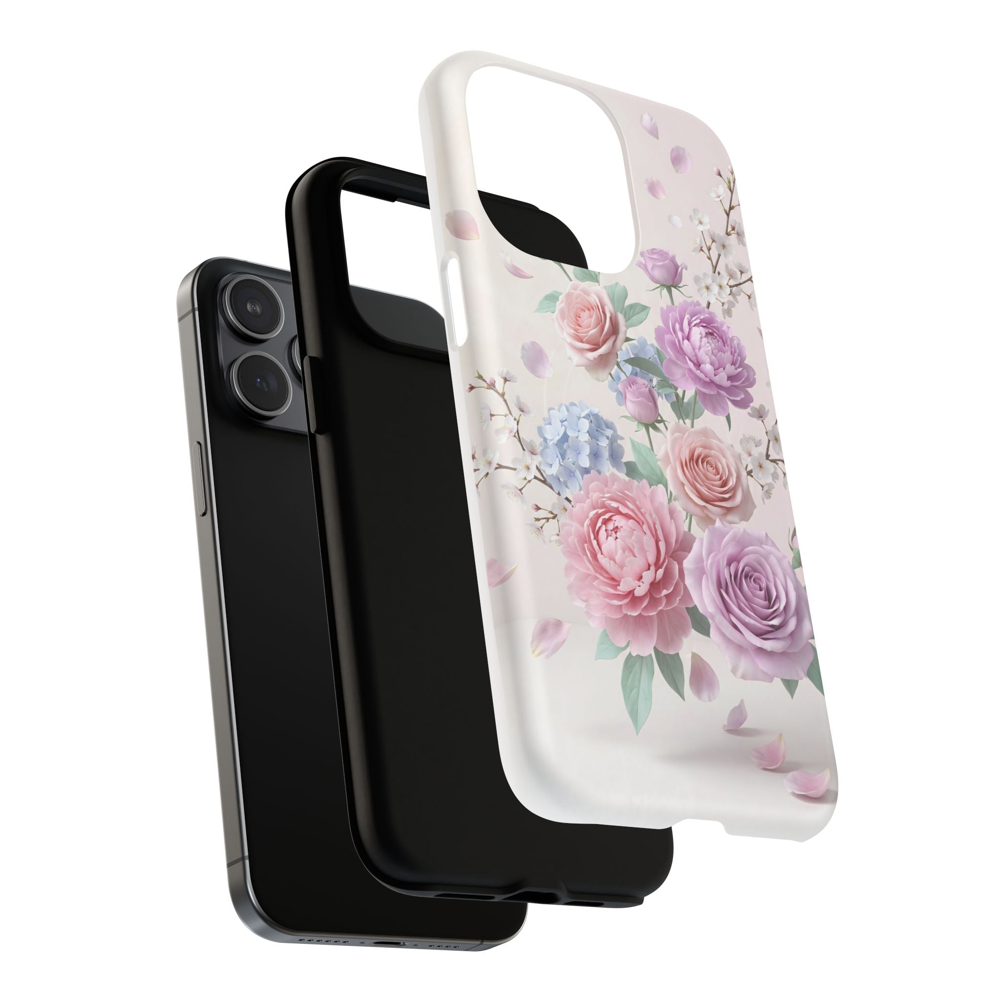 Blush Bloom Floral iPhone Case (MagSafe®)