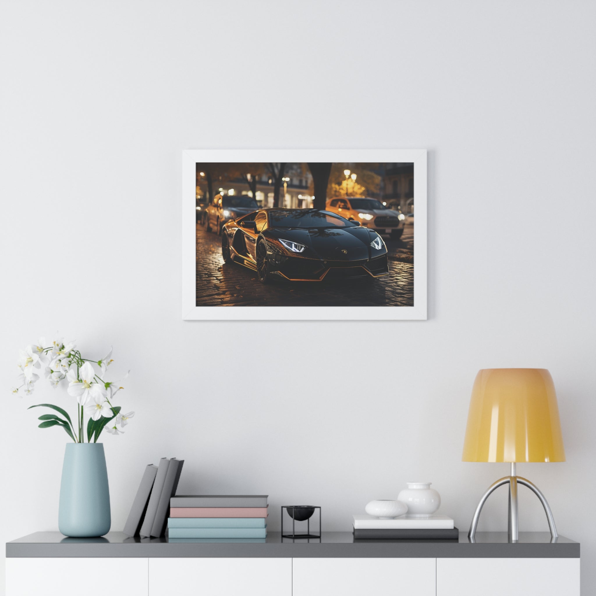 Bold Lamborghini Aventador SVJ Decor