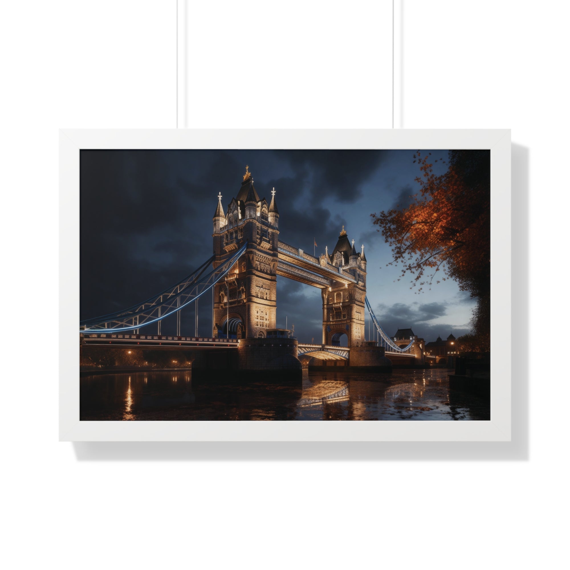 Tower Bridge Nocturne – London Nightscape Wall Art