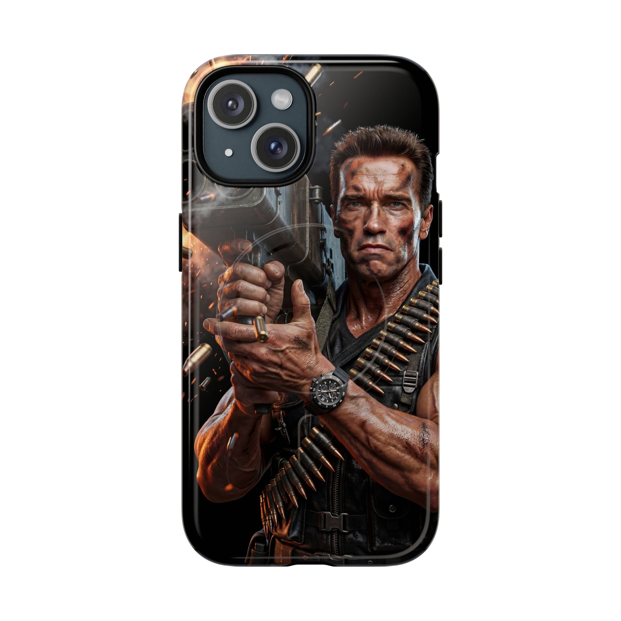 Arnold Schwarzenegger Explosive Action Edition iPhone Case (MagSafe®)
