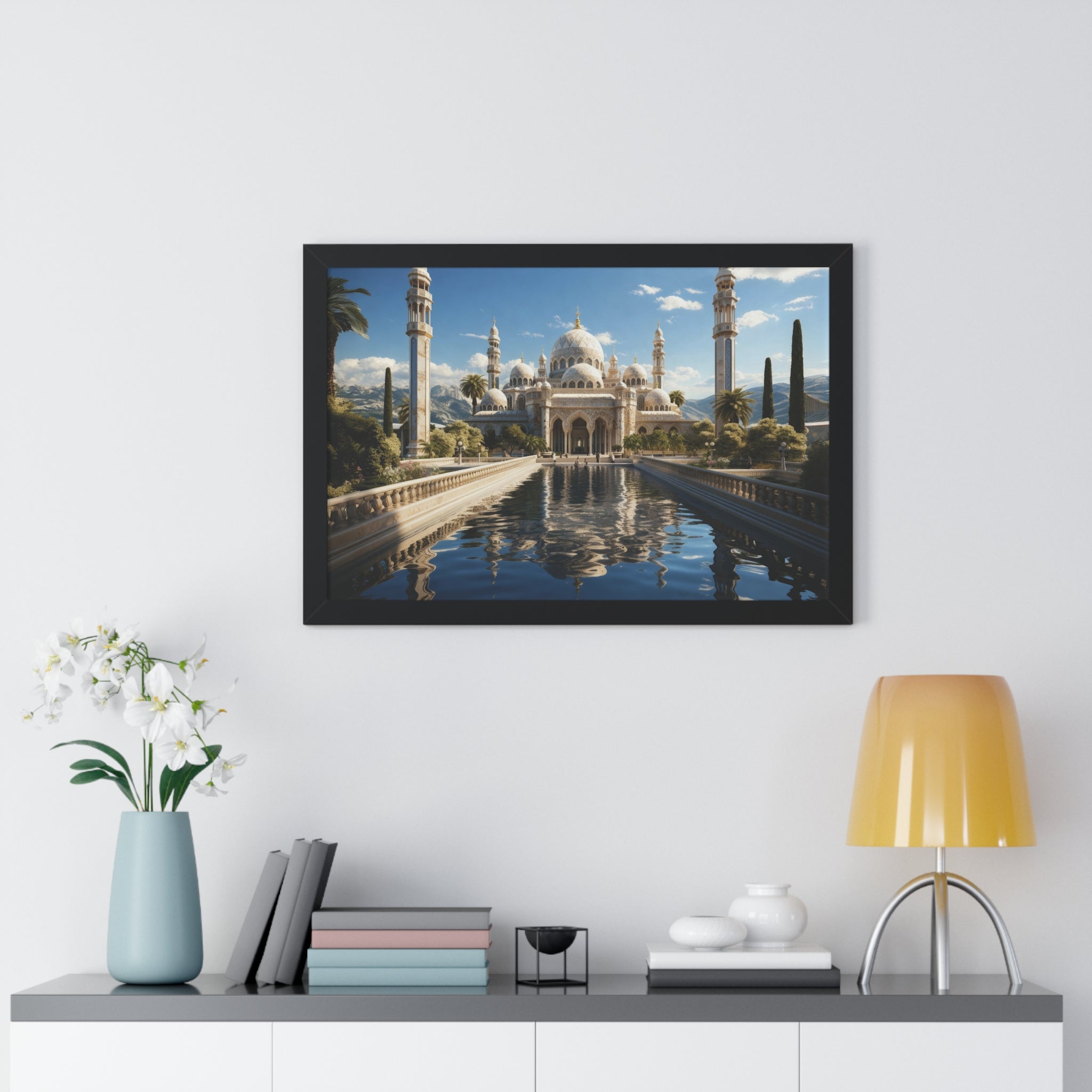 The Gilded Calm – Premium Mosque Wall Art