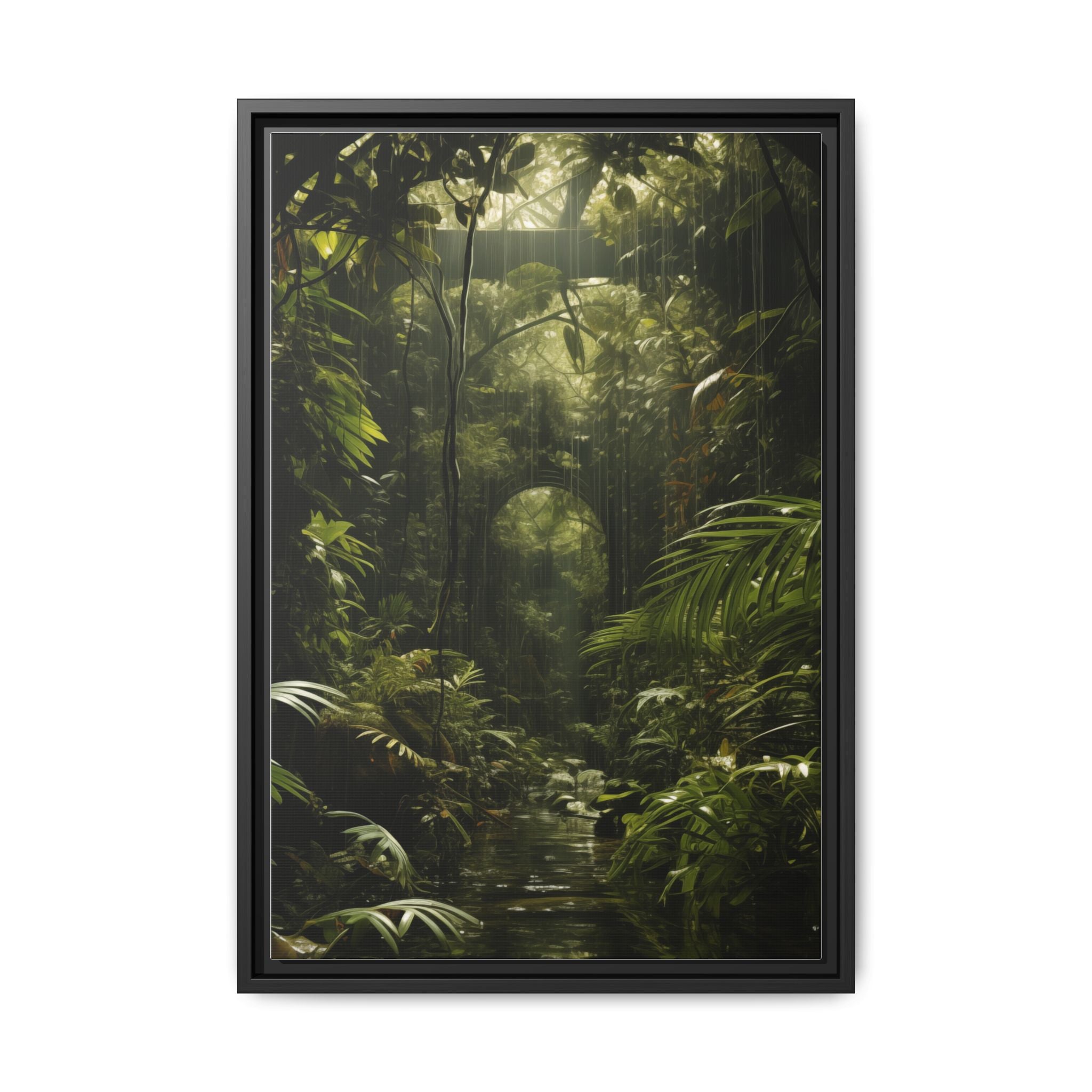 Verdant Mirage Jungle Portal Illusion