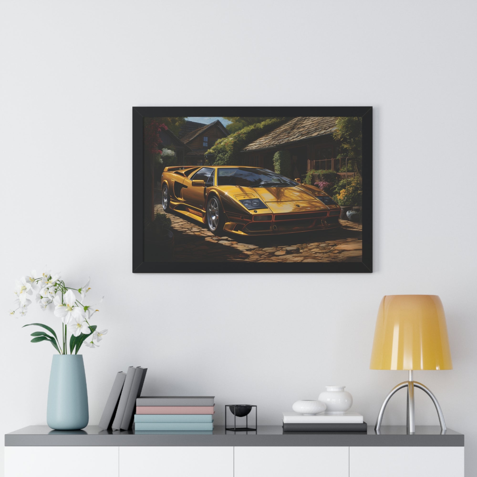 Retro Lamborghini Diablo Print for Collectors