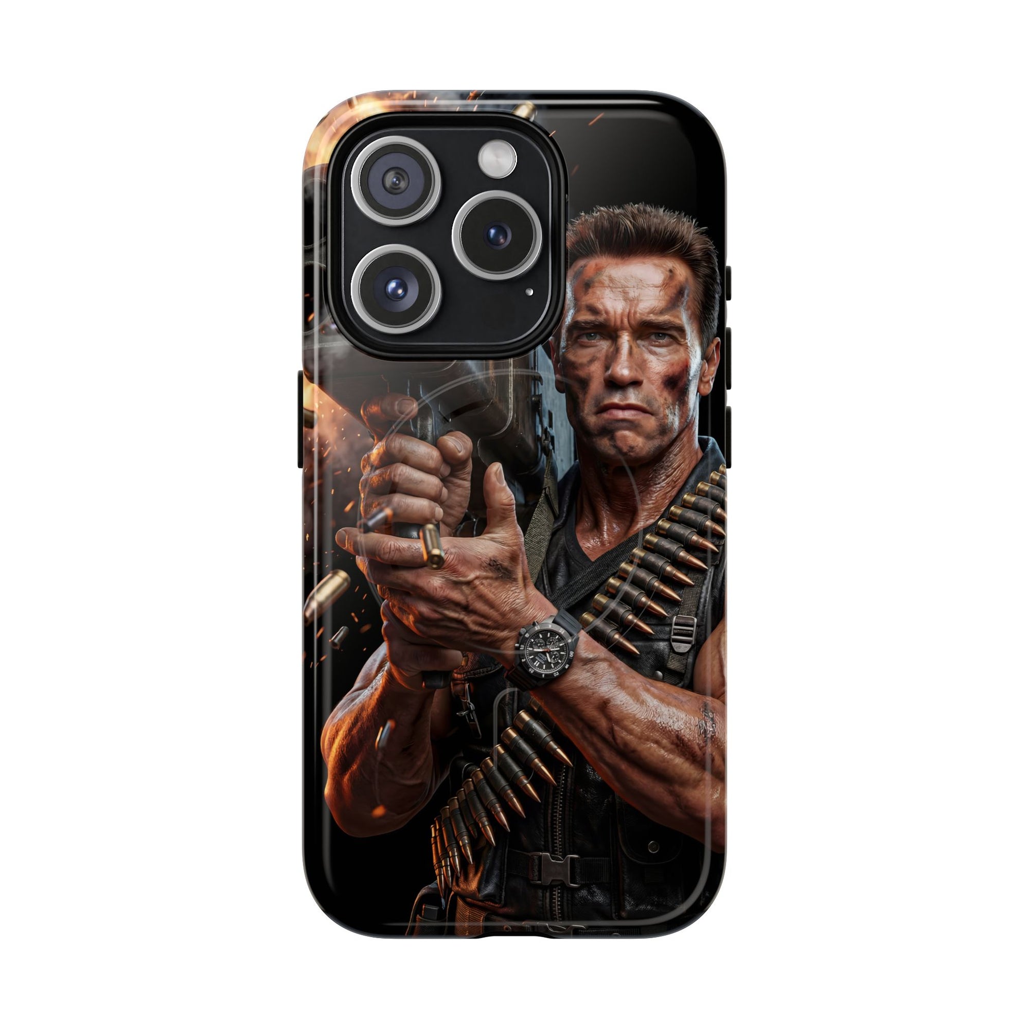 Arnold Schwarzenegger Explosive Action Edition iPhone Case (MagSafe®)