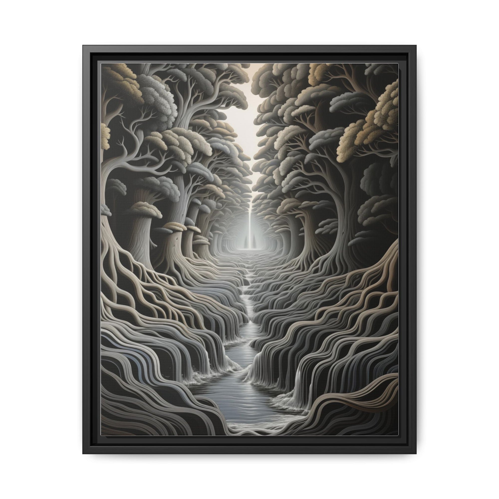 Celestial Forestfall: A Journey Through Light