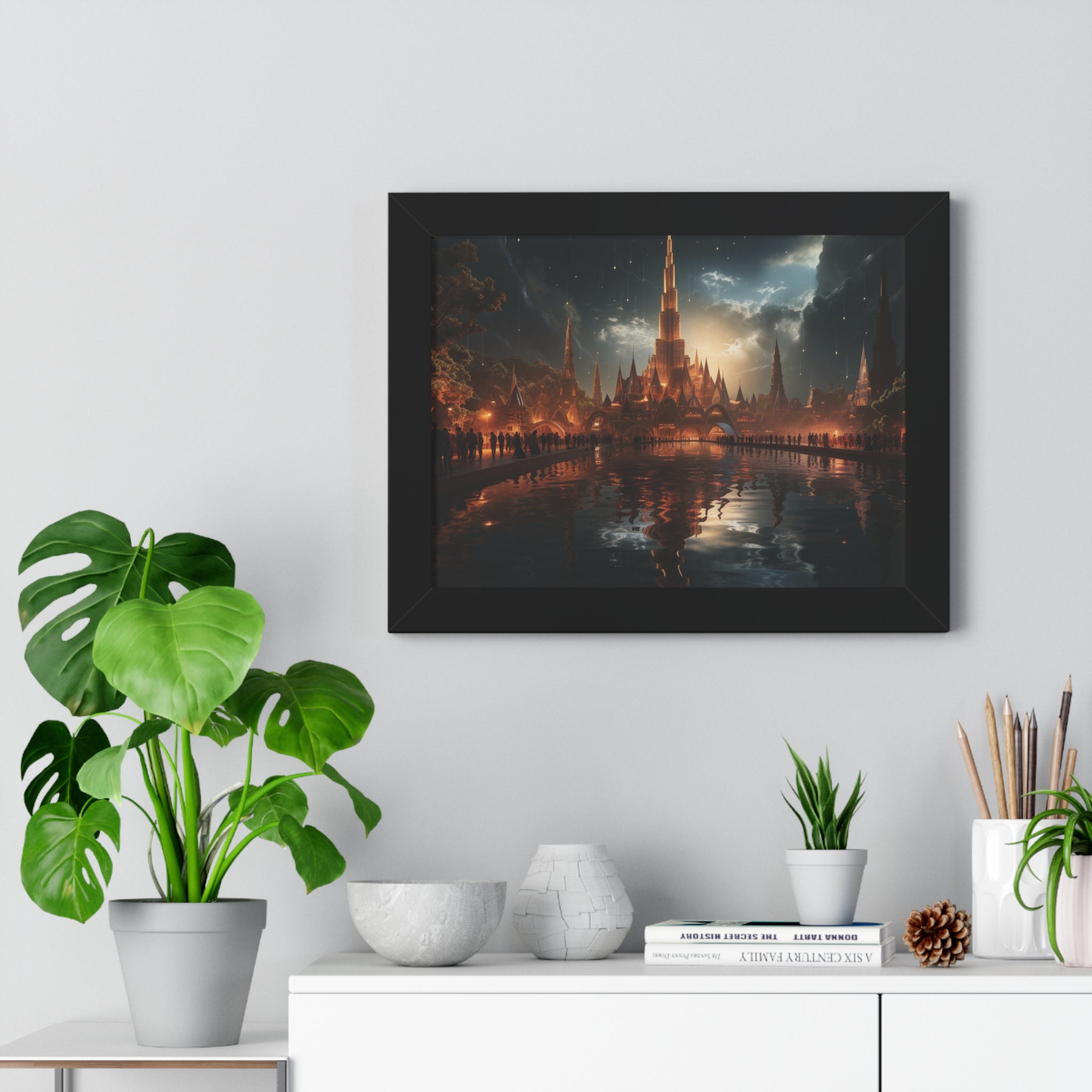 Twilight of Tomorrow Futuristic sci-fi-inspired Skyline