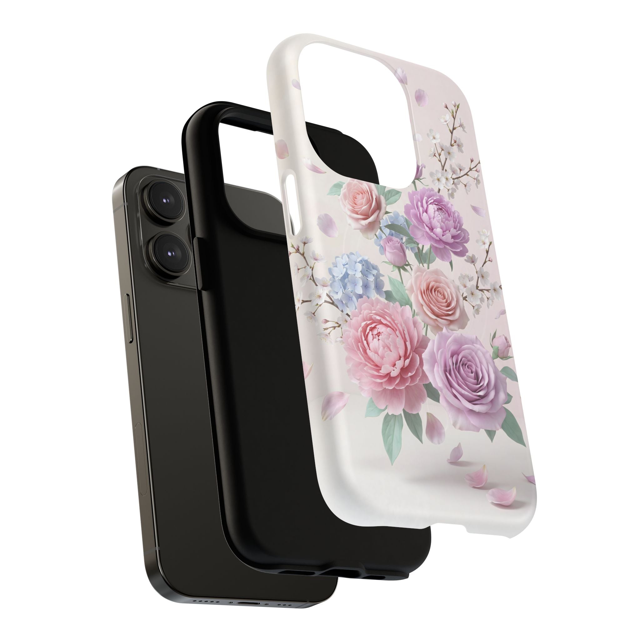 Blush Bloom Floral iPhone Case (MagSafe®)