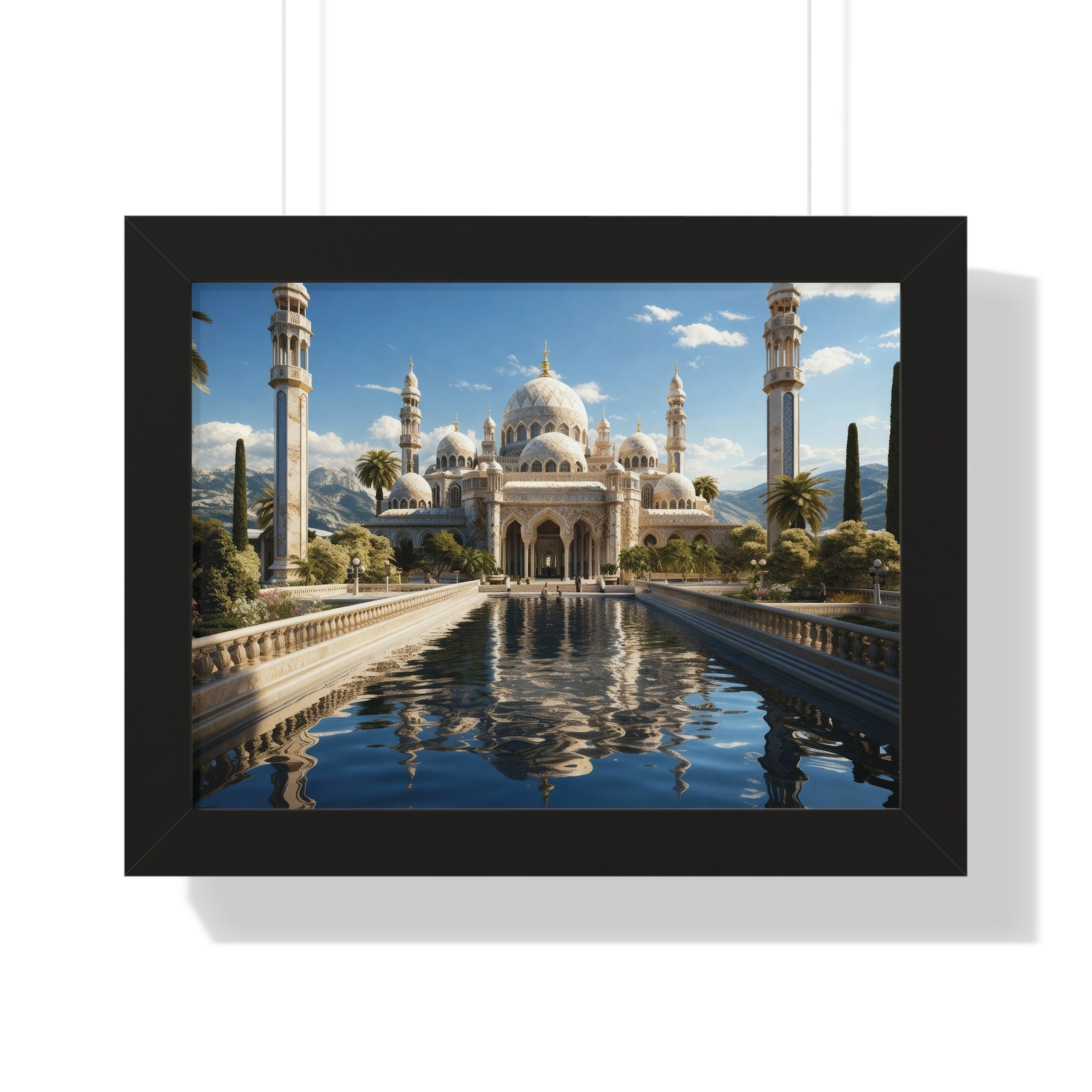 The Gilded Calm – Premium Mosque Wall Art