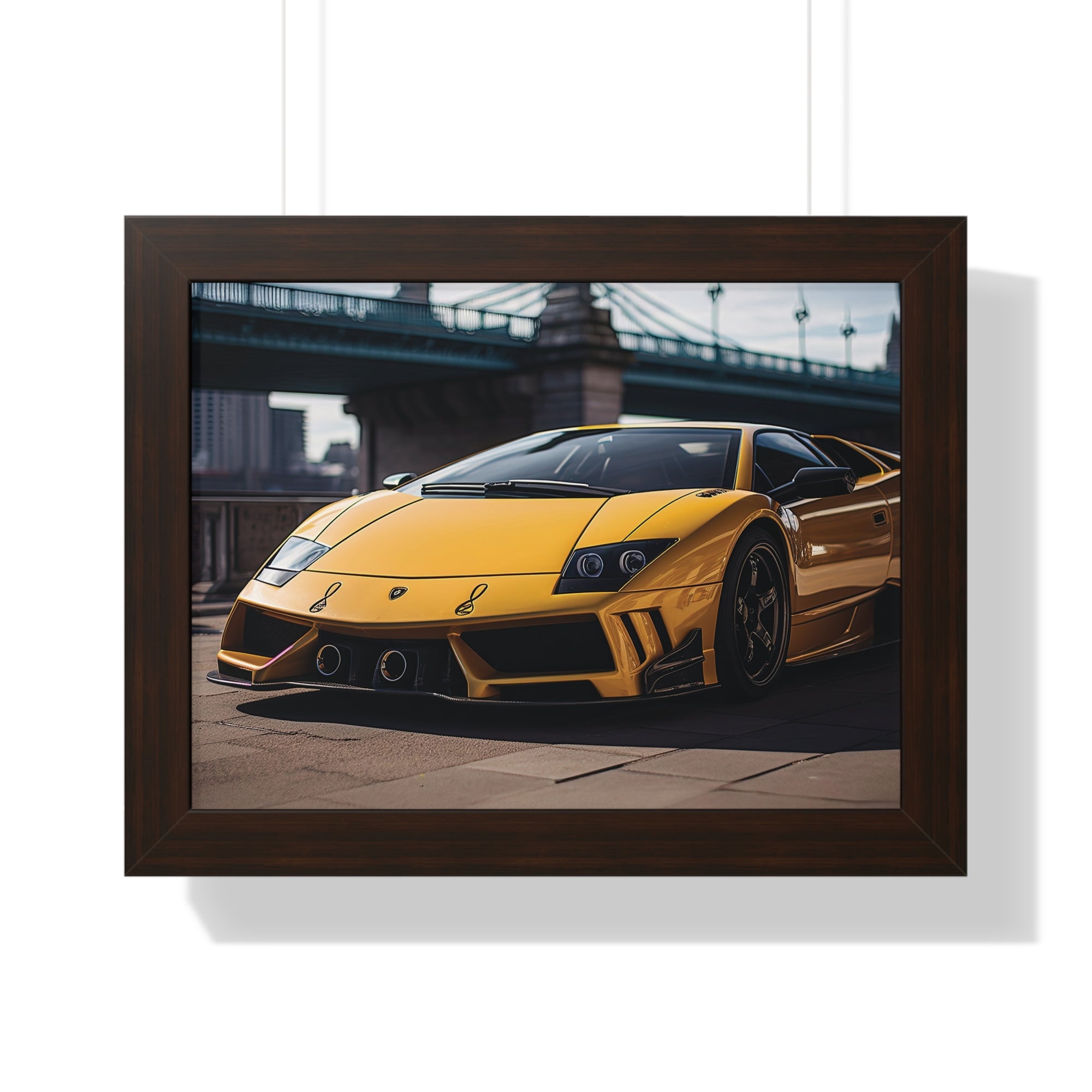 Striking Supercar Lamborghini Murciélago Framed Print
