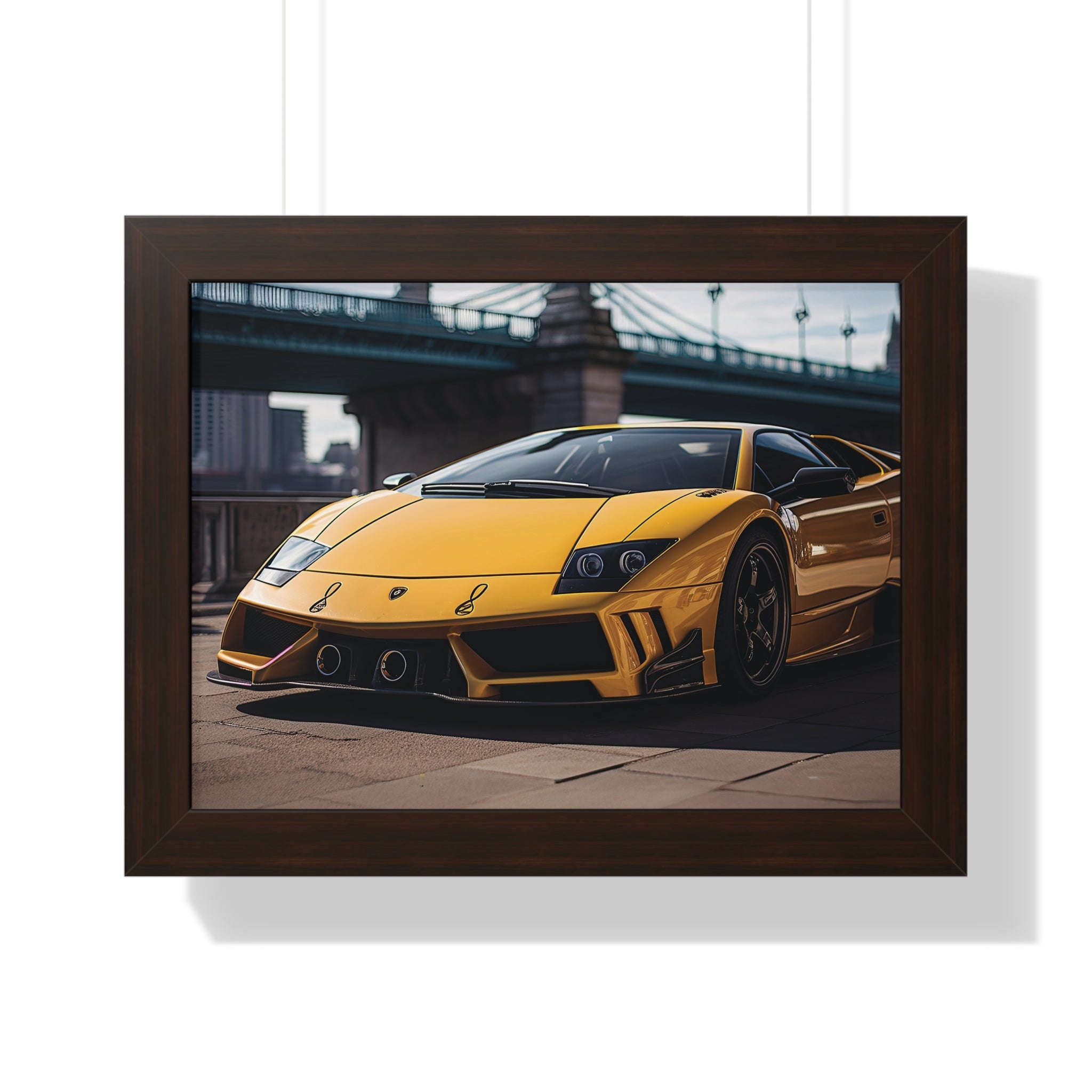 Striking Supercar Lamborghini Murciélago Framed Print