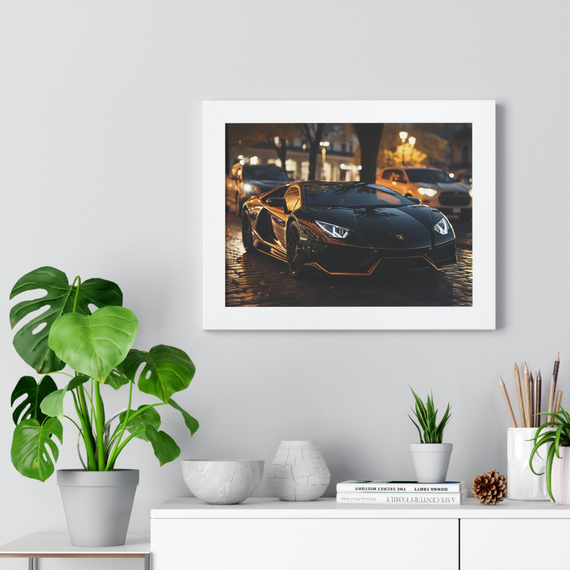 Bold Lamborghini Aventador SVJ Decor