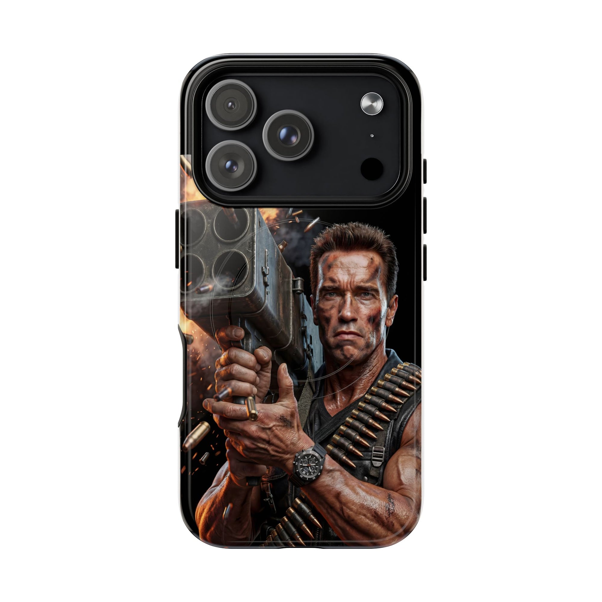 Arnold Schwarzenegger Explosive Action Edition iPhone Case (MagSafe®)