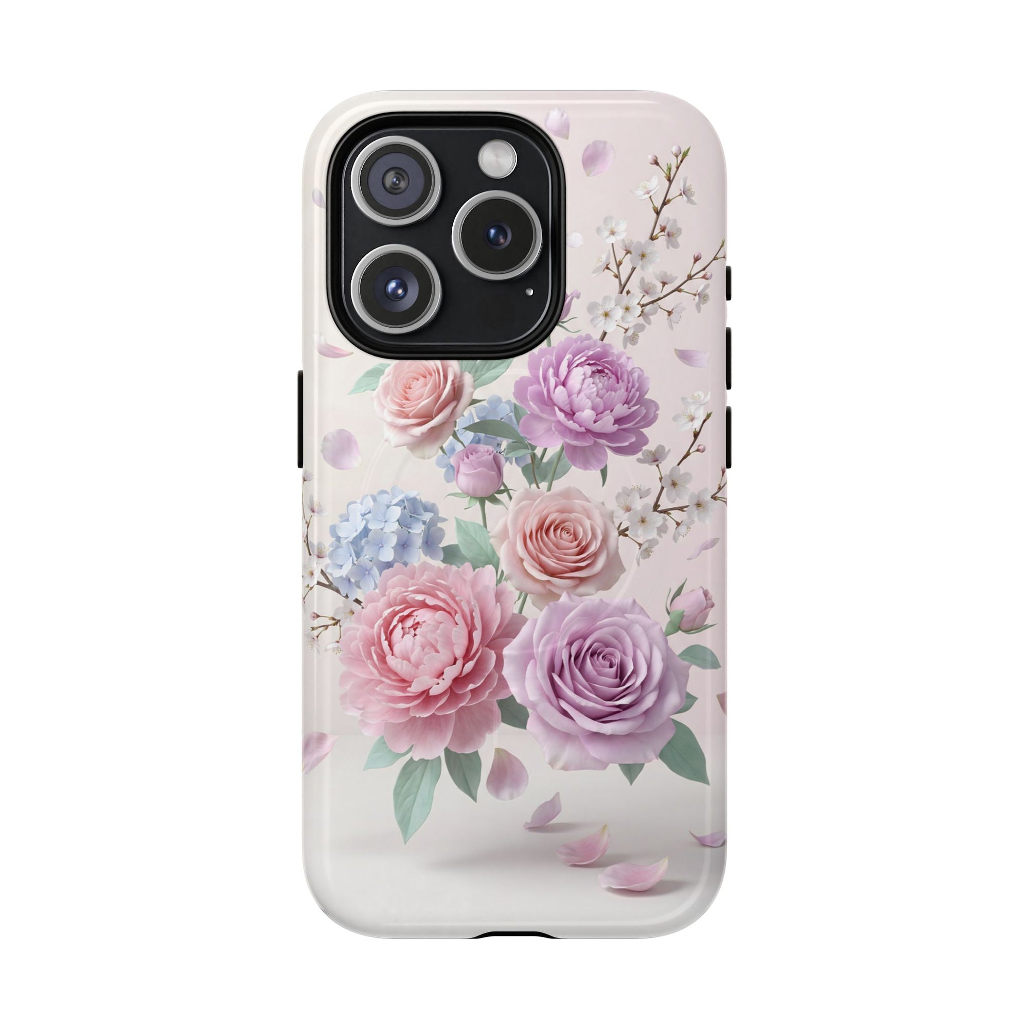 Blush Bloom Floral iPhone Case (MagSafe®)