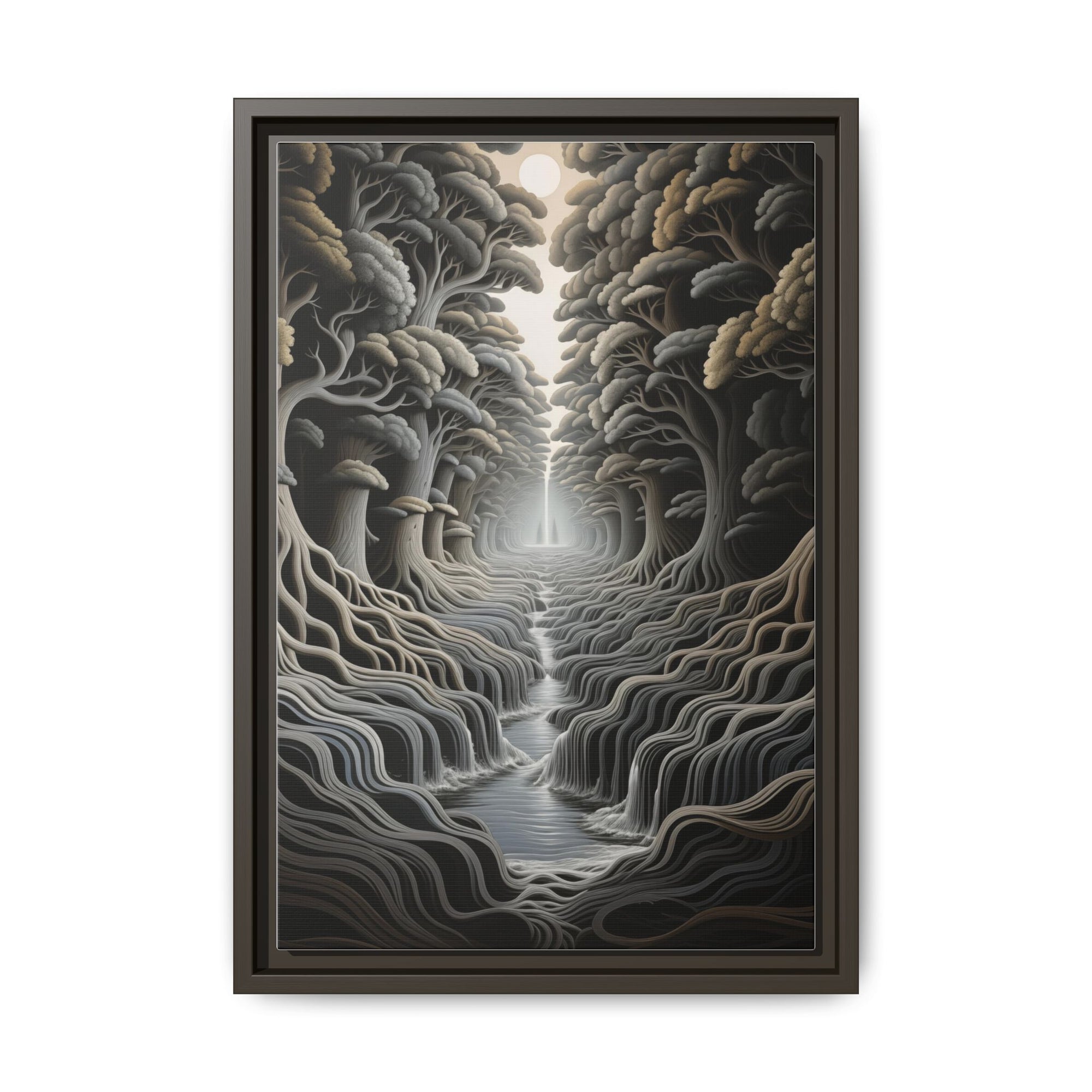 Celestial Forestfall: A Journey Through Light