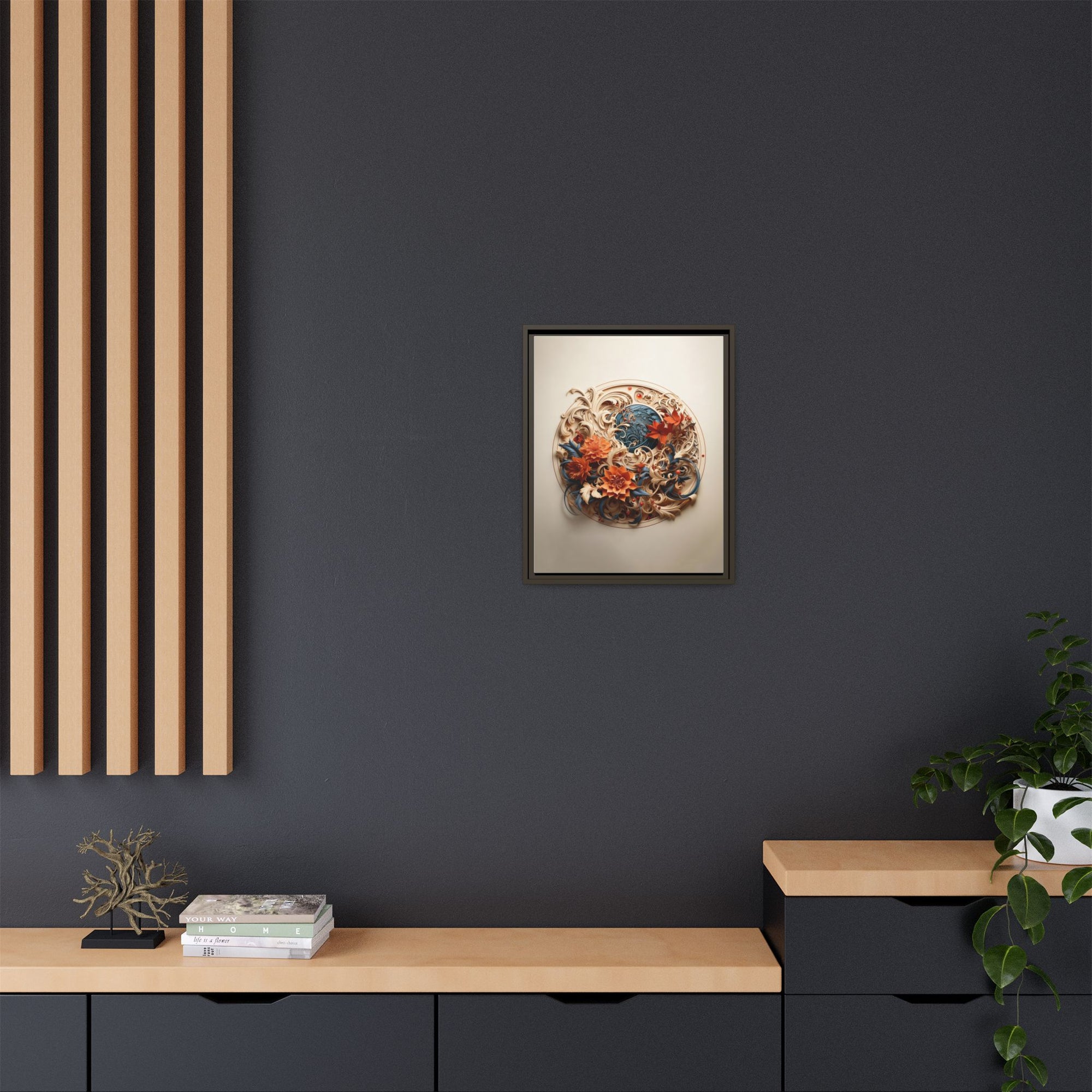 Elegant Floral & Bird Wall Art – Botanical Harmony Series