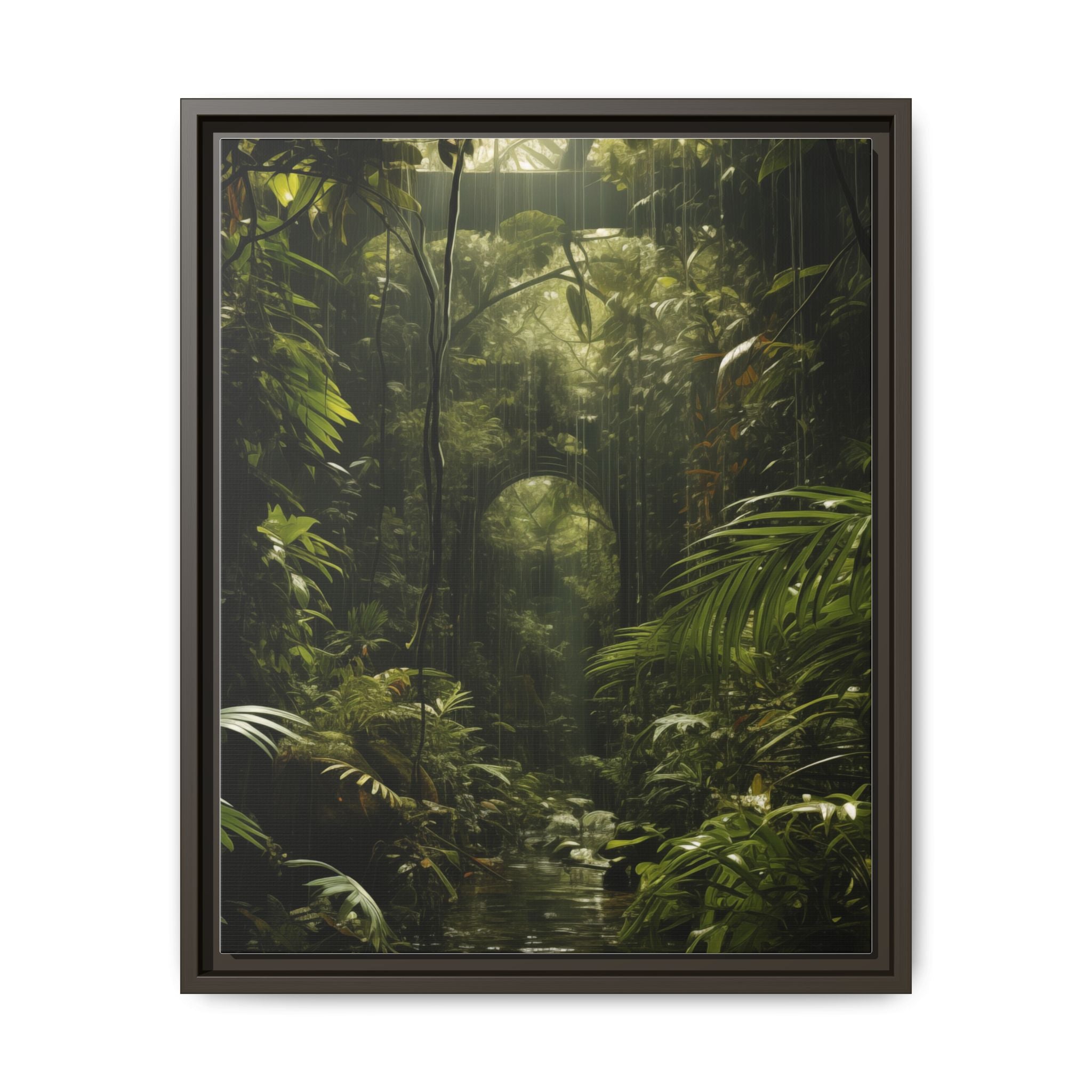Verdant Mirage Jungle Portal Illusion