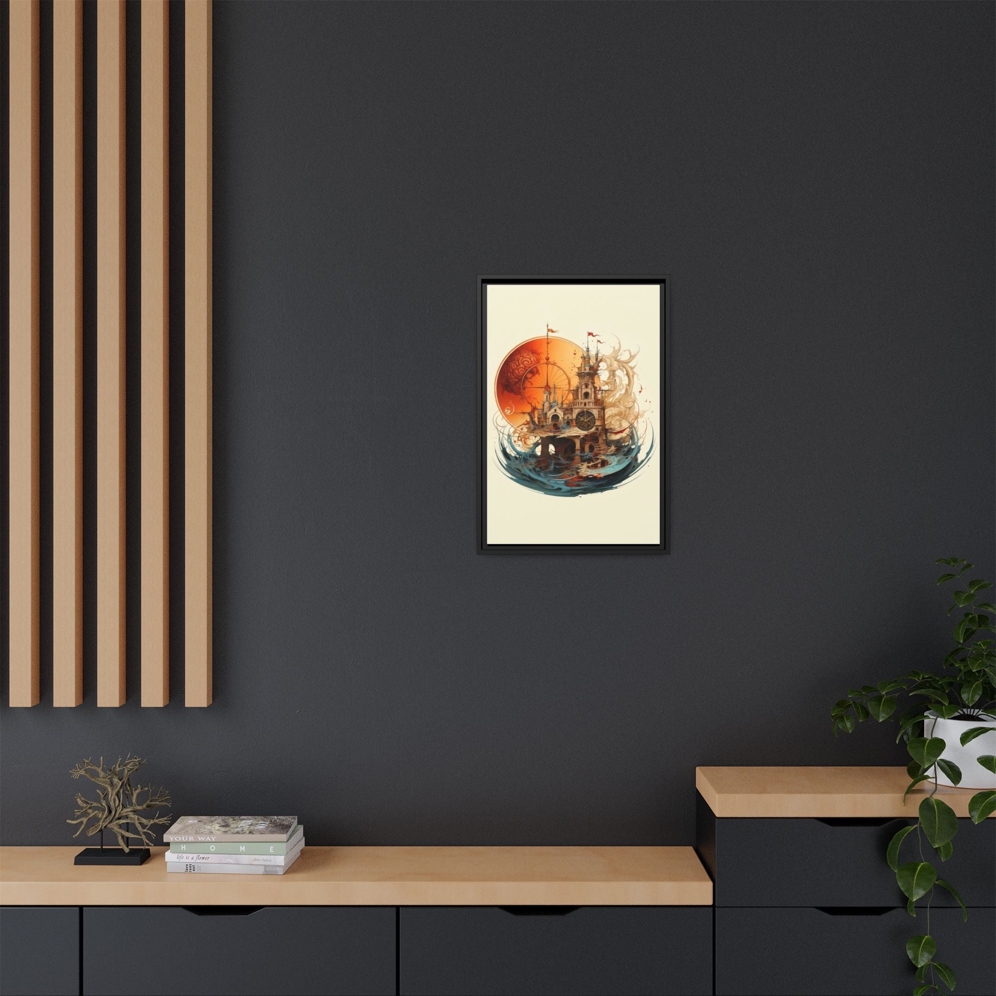 Submerged Legacy Drowning Fortress Wall Art