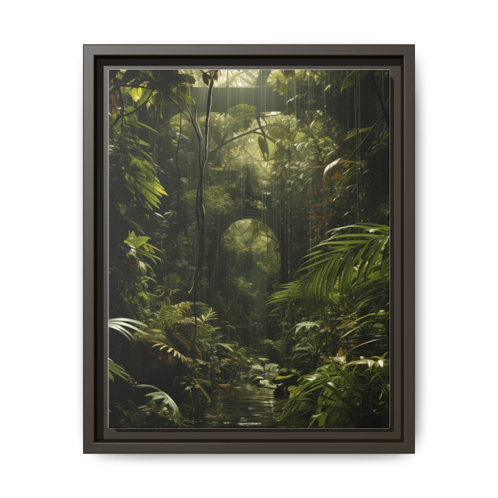 Verdant Mirage Jungle Portal Illusion