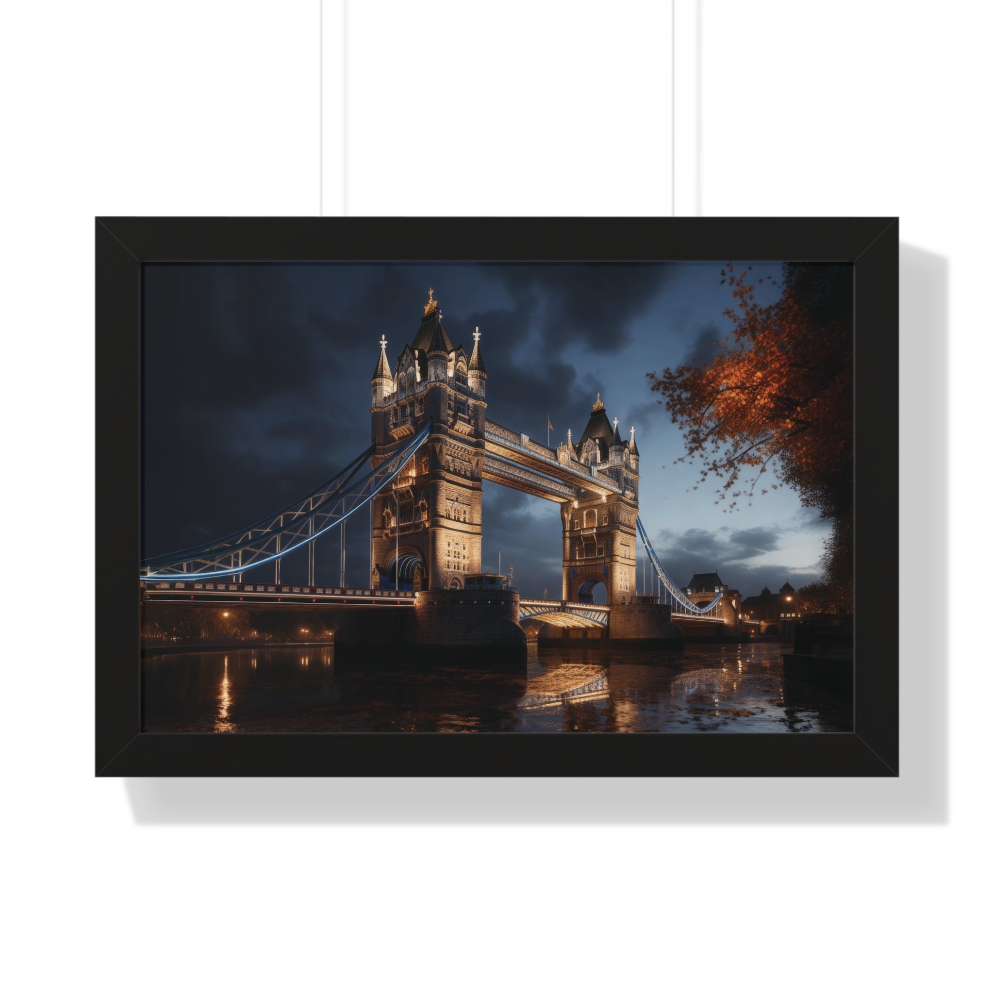 Tower Bridge Nocturne – London Nightscape Wall Art