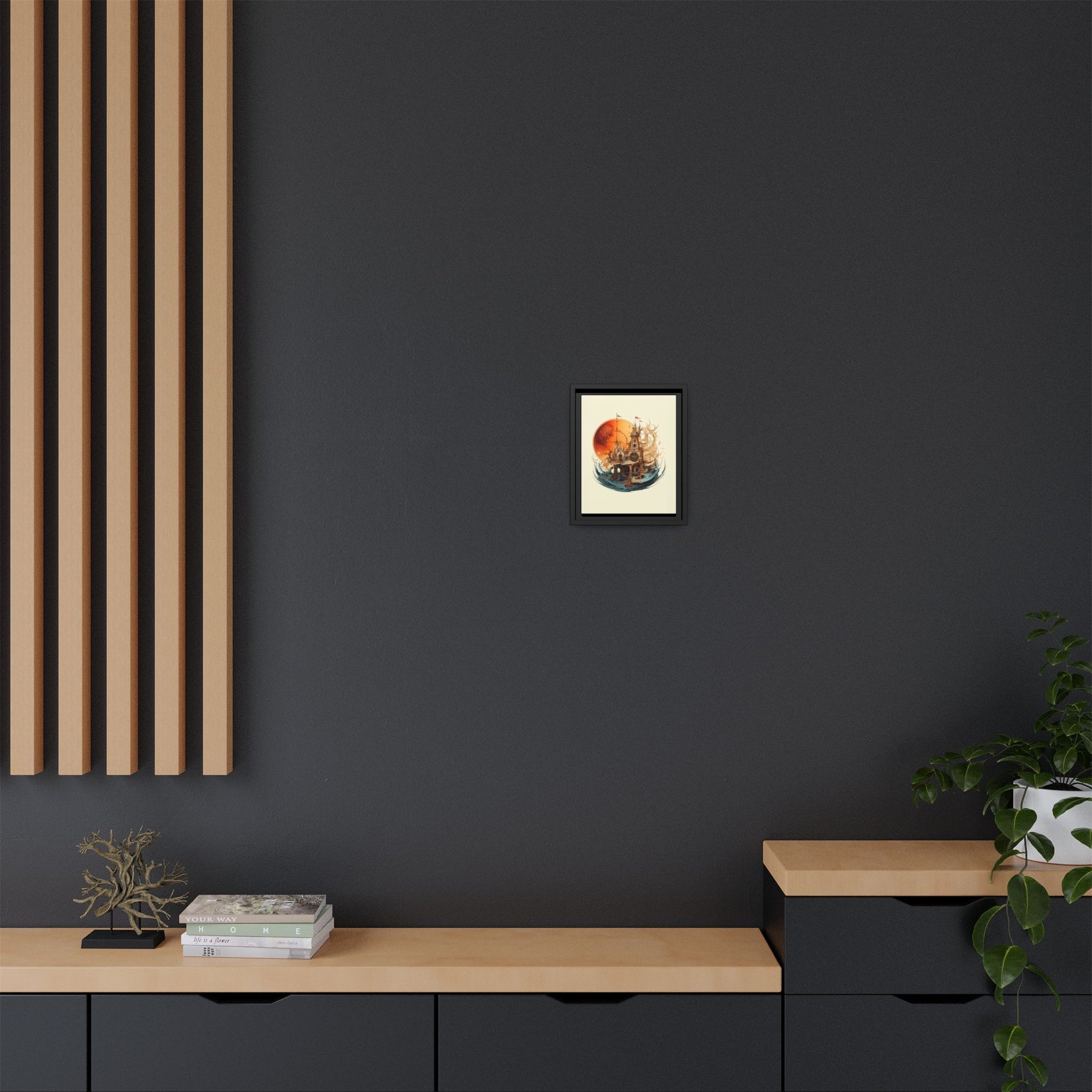 Submerged Legacy Drowning Fortress Wall Art