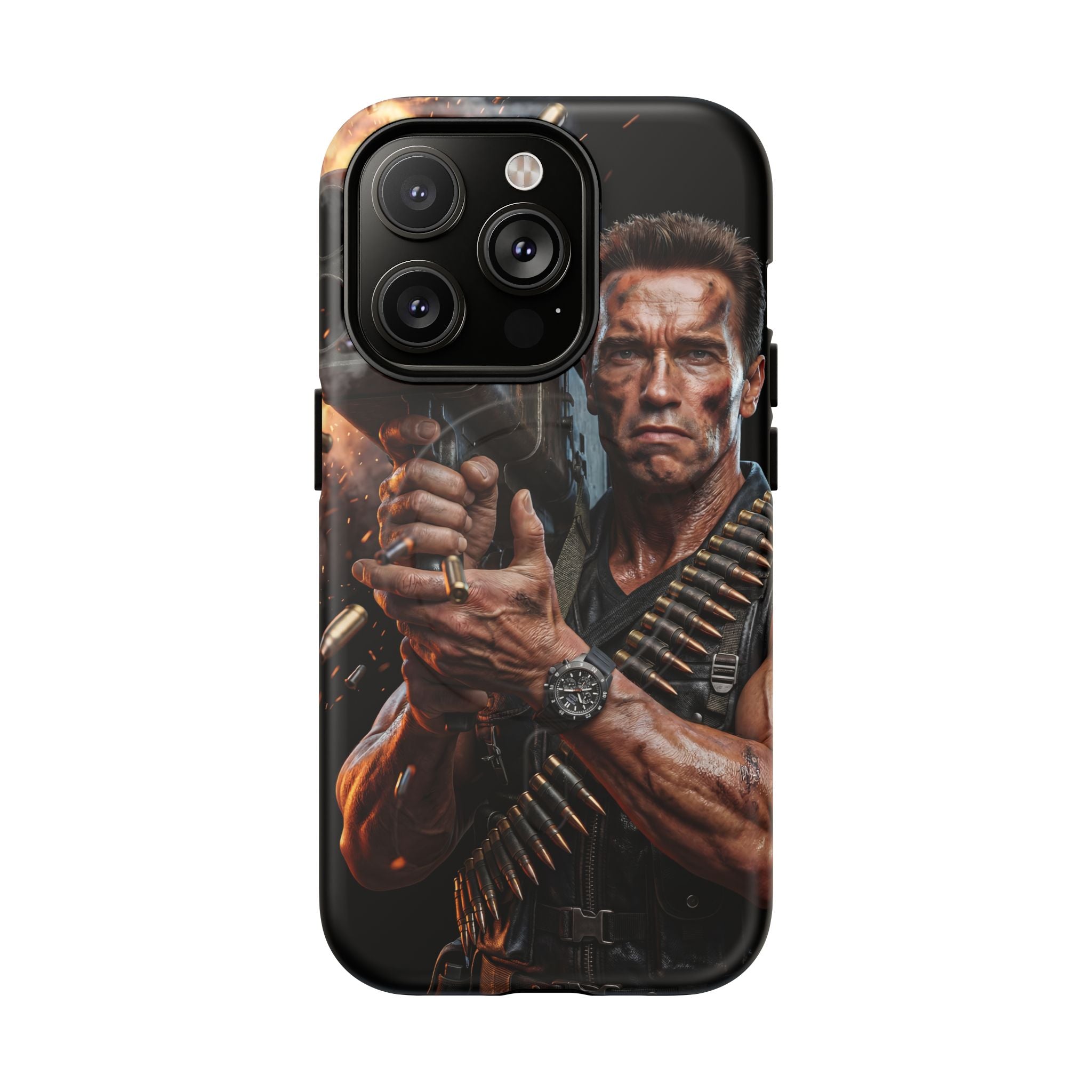 Arnold Schwarzenegger Explosive Action Edition iPhone Case (MagSafe®)