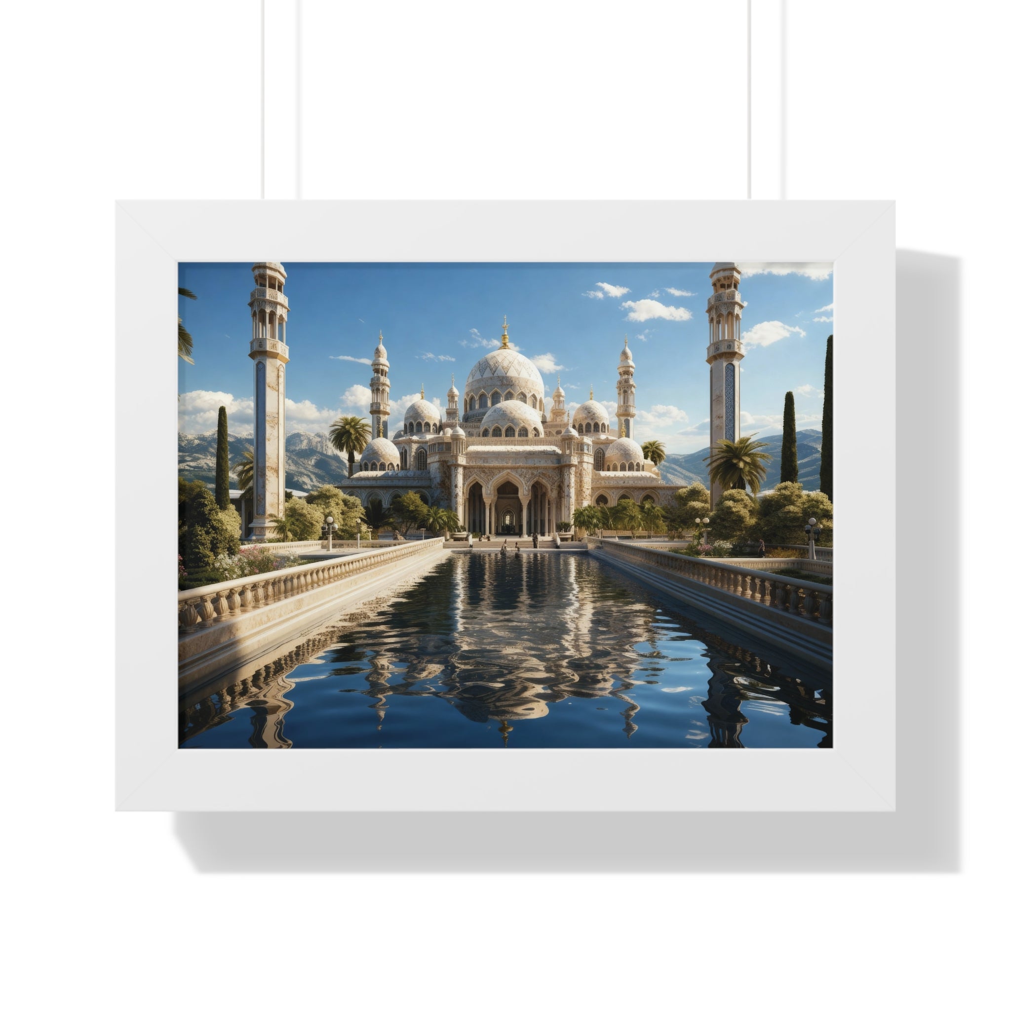 The Gilded Calm – Premium Mosque Wall Art