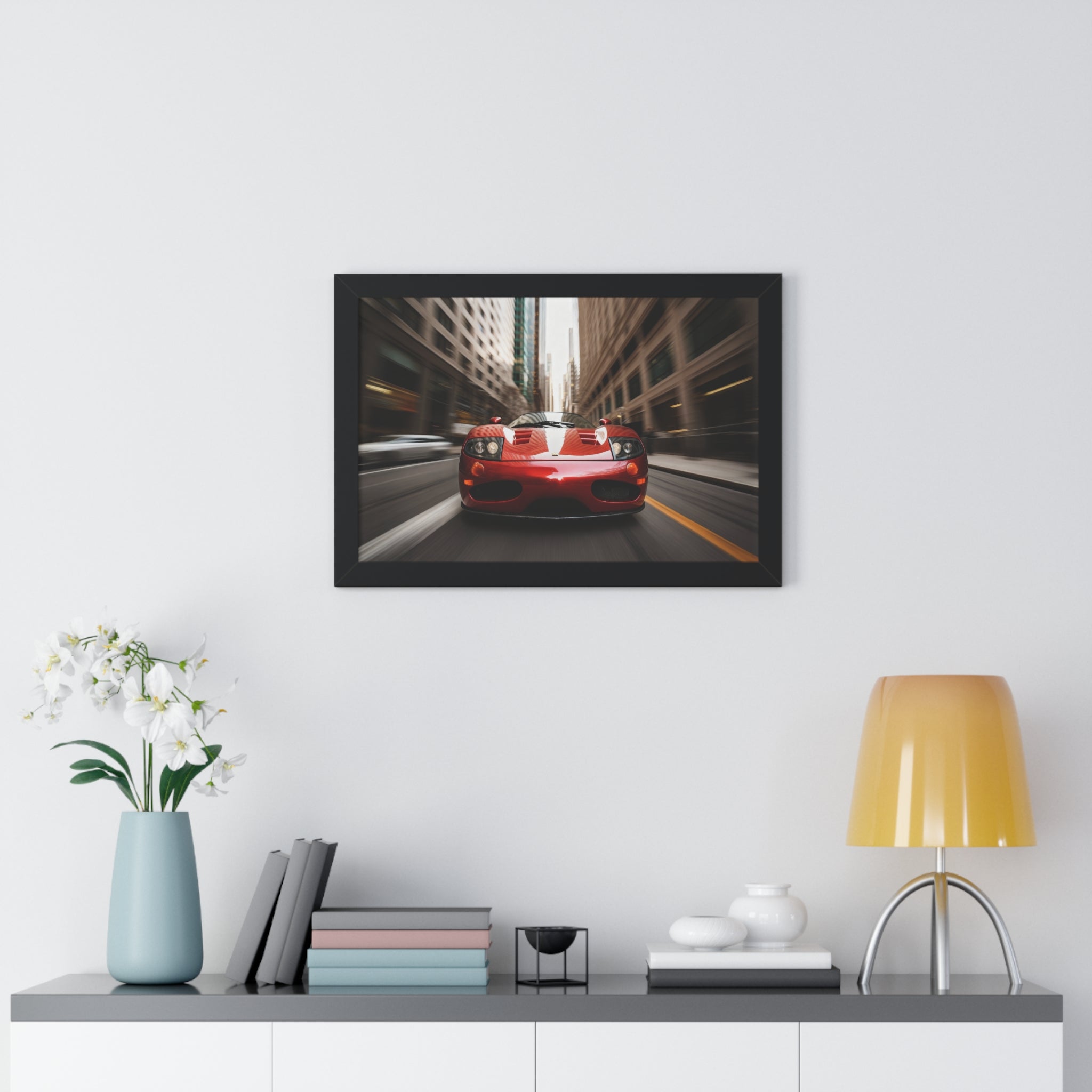 Ferrari F50 Wall Art in Urban Jungle