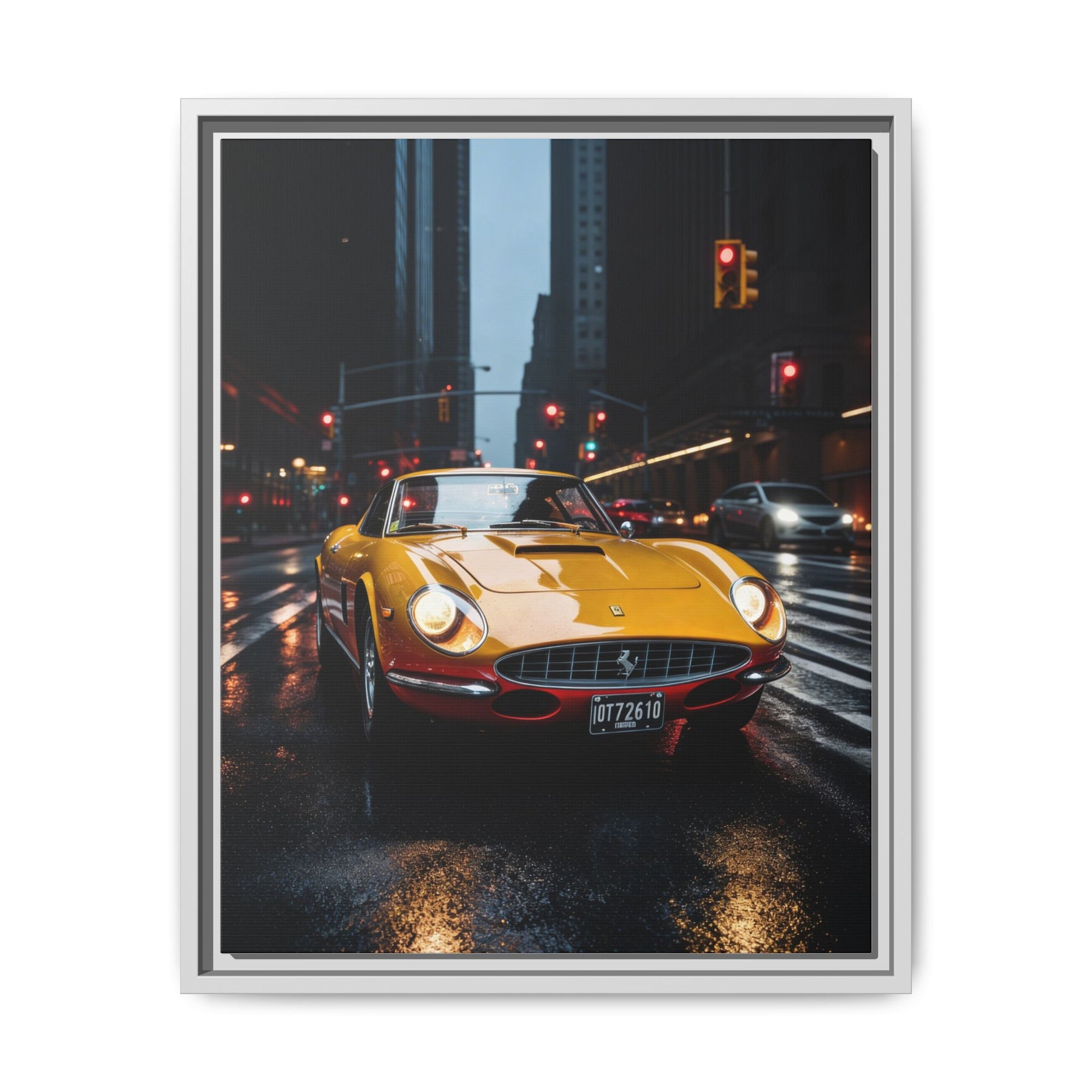 Classic Ferrari 275 GTB/4 produced by Ferrari between 1966 and 1968