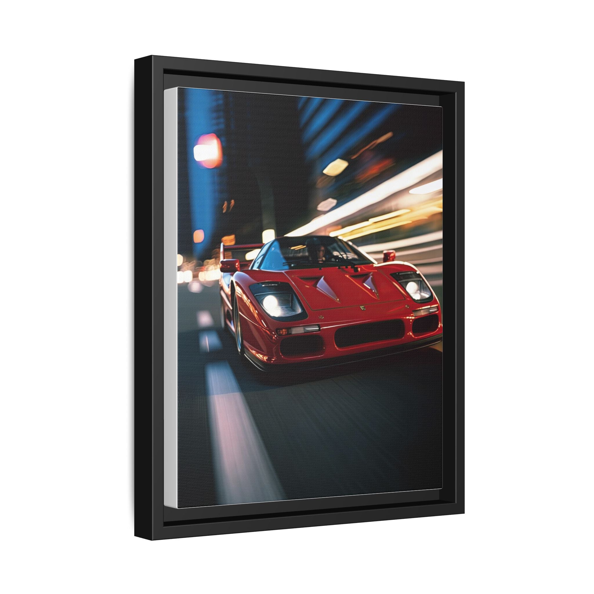 Ferrari F40 Night Drive – Supercar Motion Wall Art Print