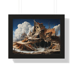 Fallen Haven – Surreal Ruins Wall Art