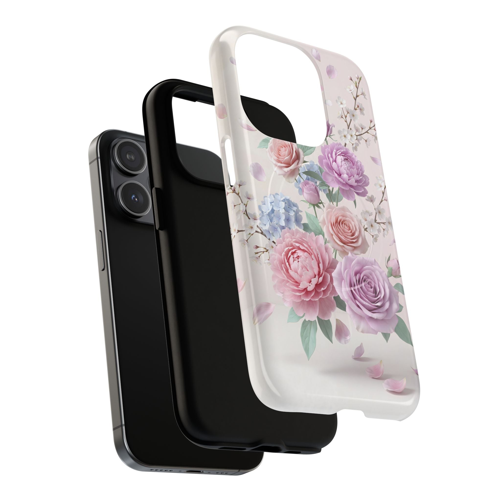 Blush Bloom Floral iPhone Case (MagSafe®)