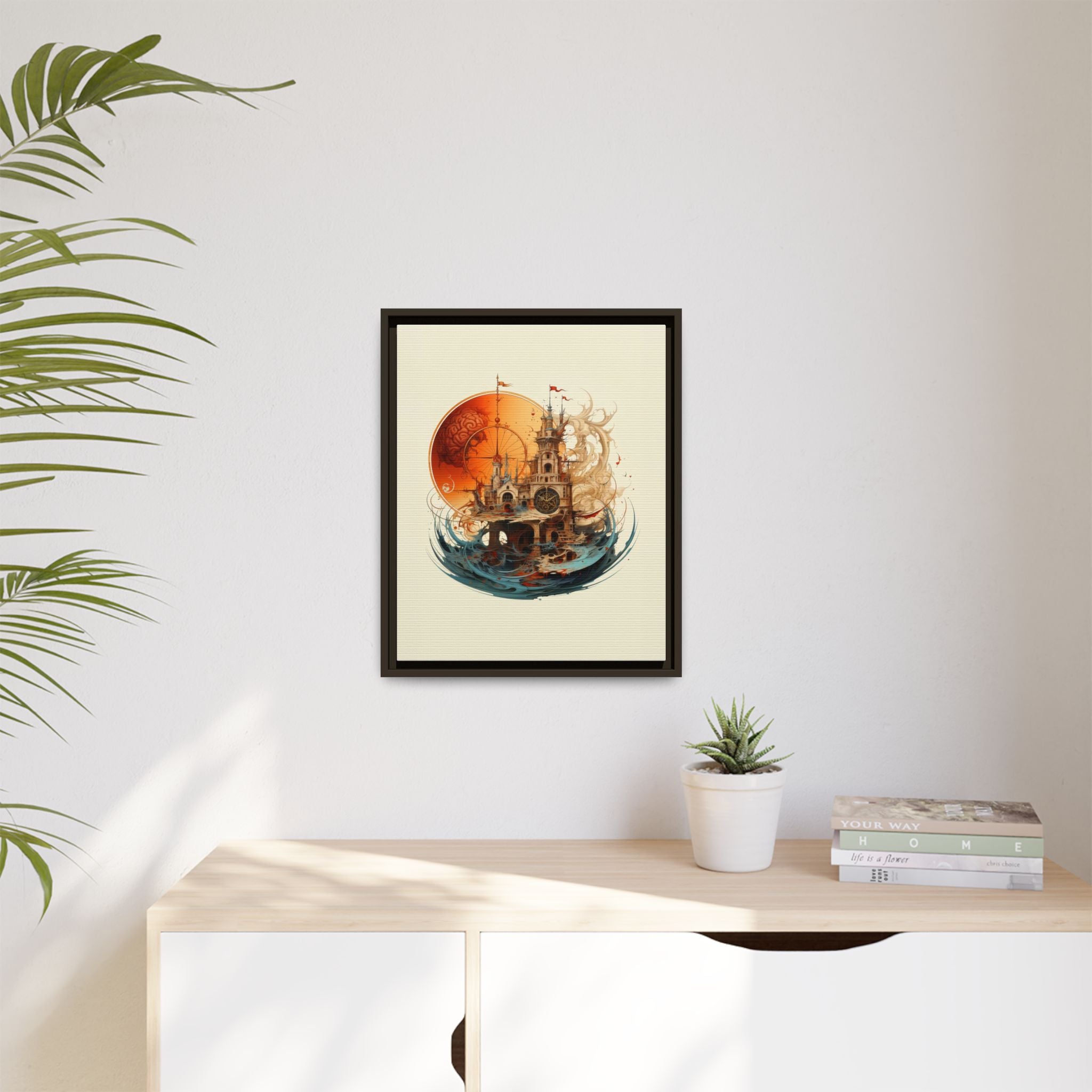 Submerged Legacy Drowning Fortress Wall Art