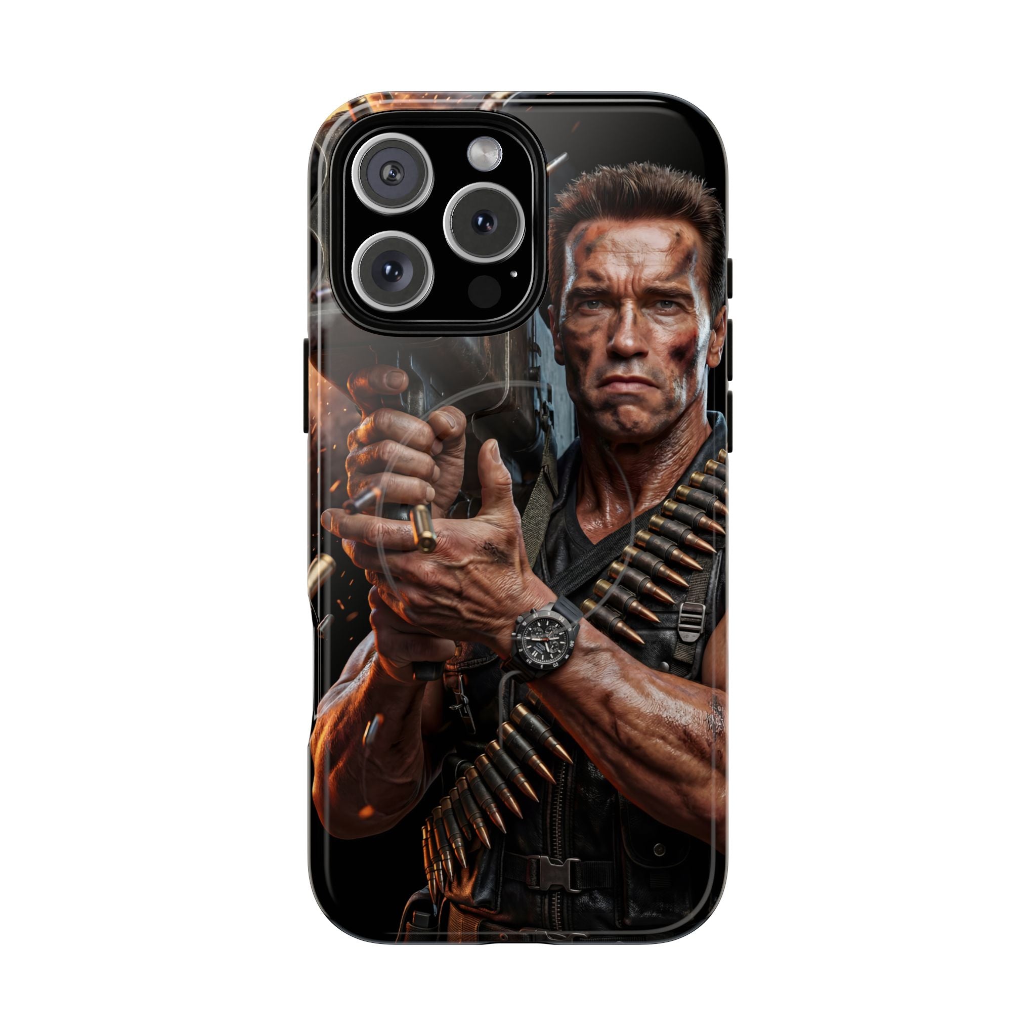 Arnold Schwarzenegger Explosive Action Edition iPhone Case (MagSafe®)