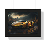 Lamborghini Aventador – Set in a City Mountain Backdrop