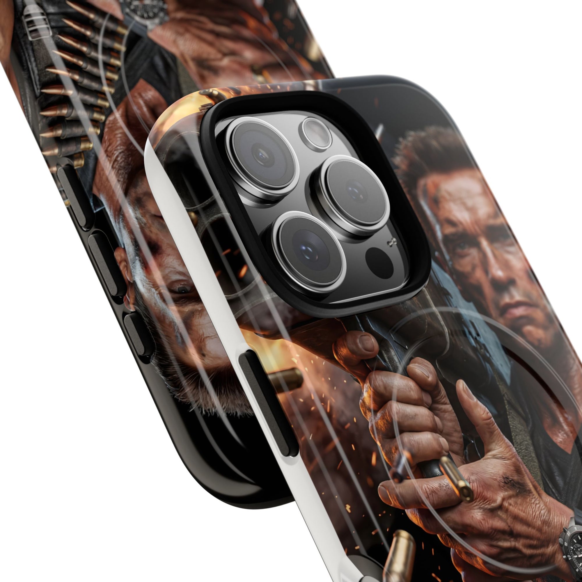 Arnold Schwarzenegger Explosive Action Edition iPhone Case (MagSafe®)