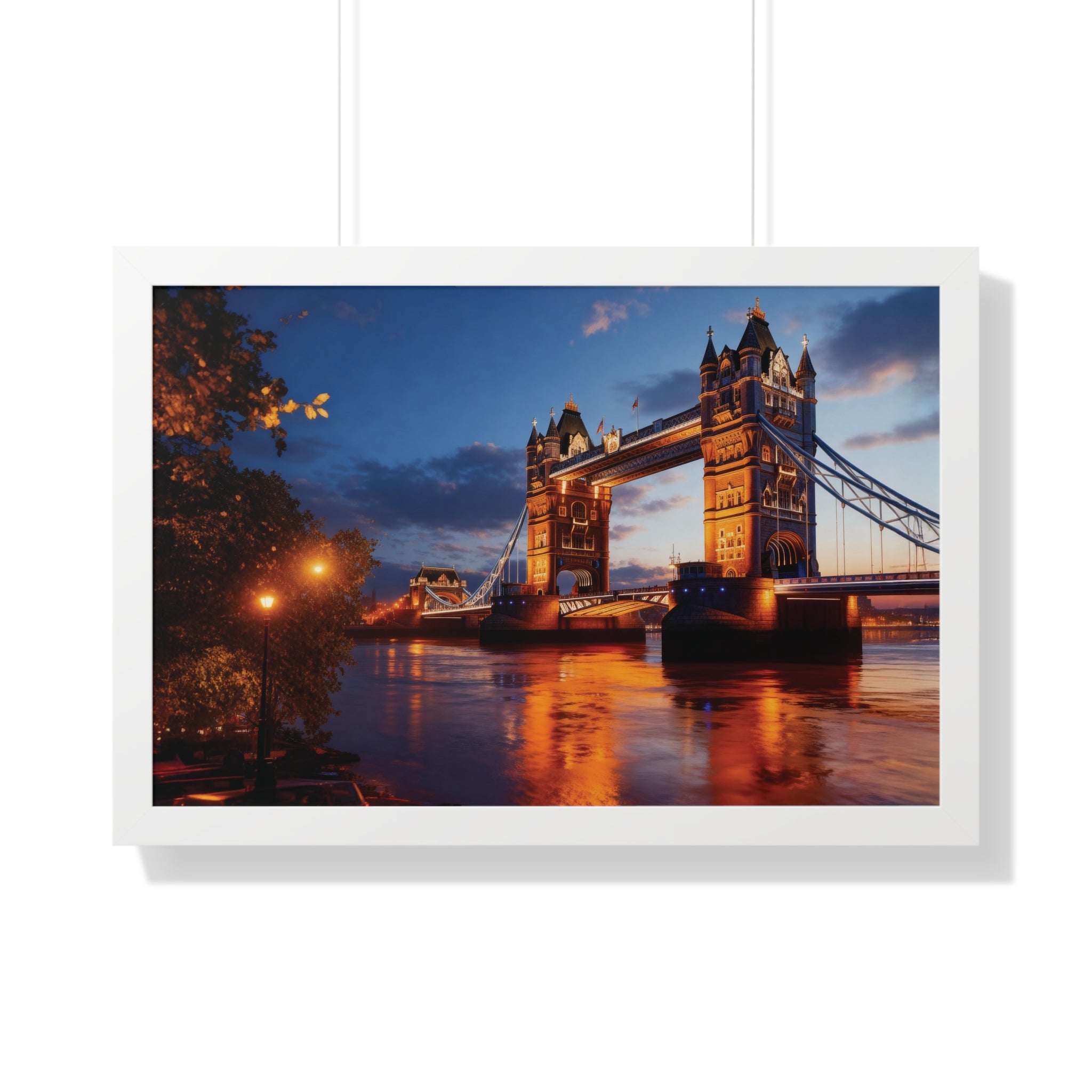City Lights, London Nights – Tower Bridge Framed Art