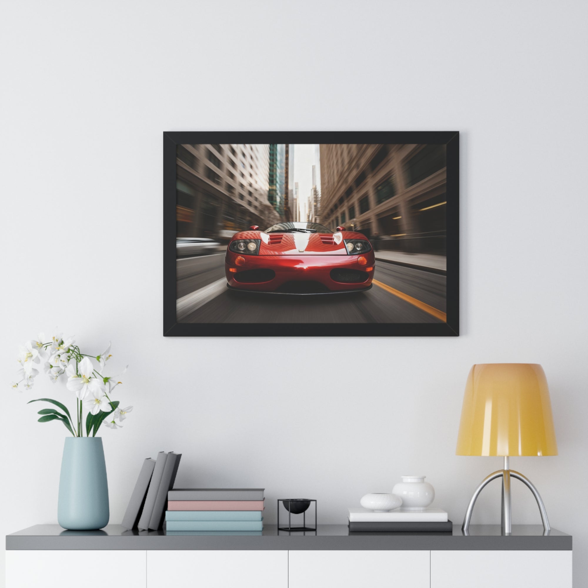 Ferrari F50 Wall Art in Urban Jungle