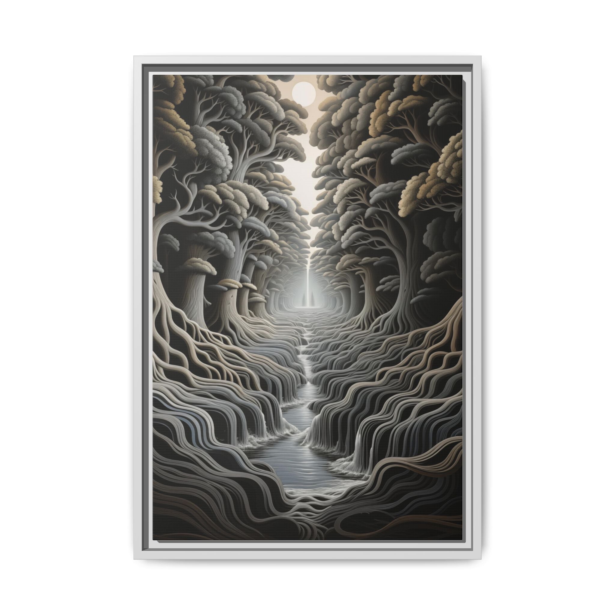 Celestial Forestfall: A Journey Through Light
