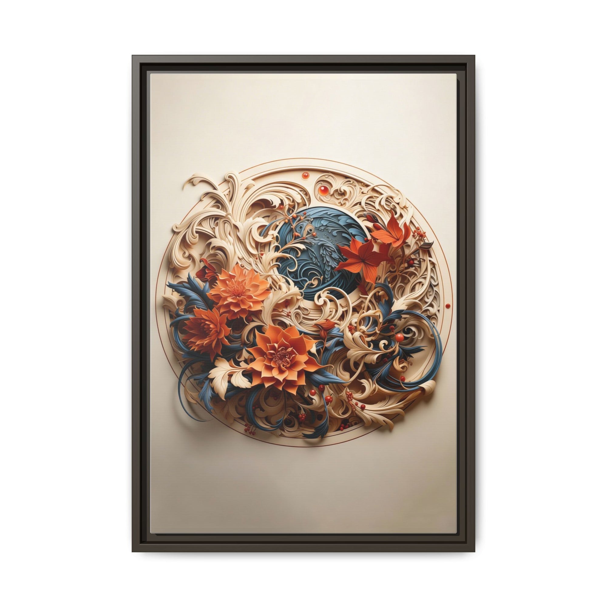 Elegant Floral & Bird Wall Art – Botanical Harmony Series