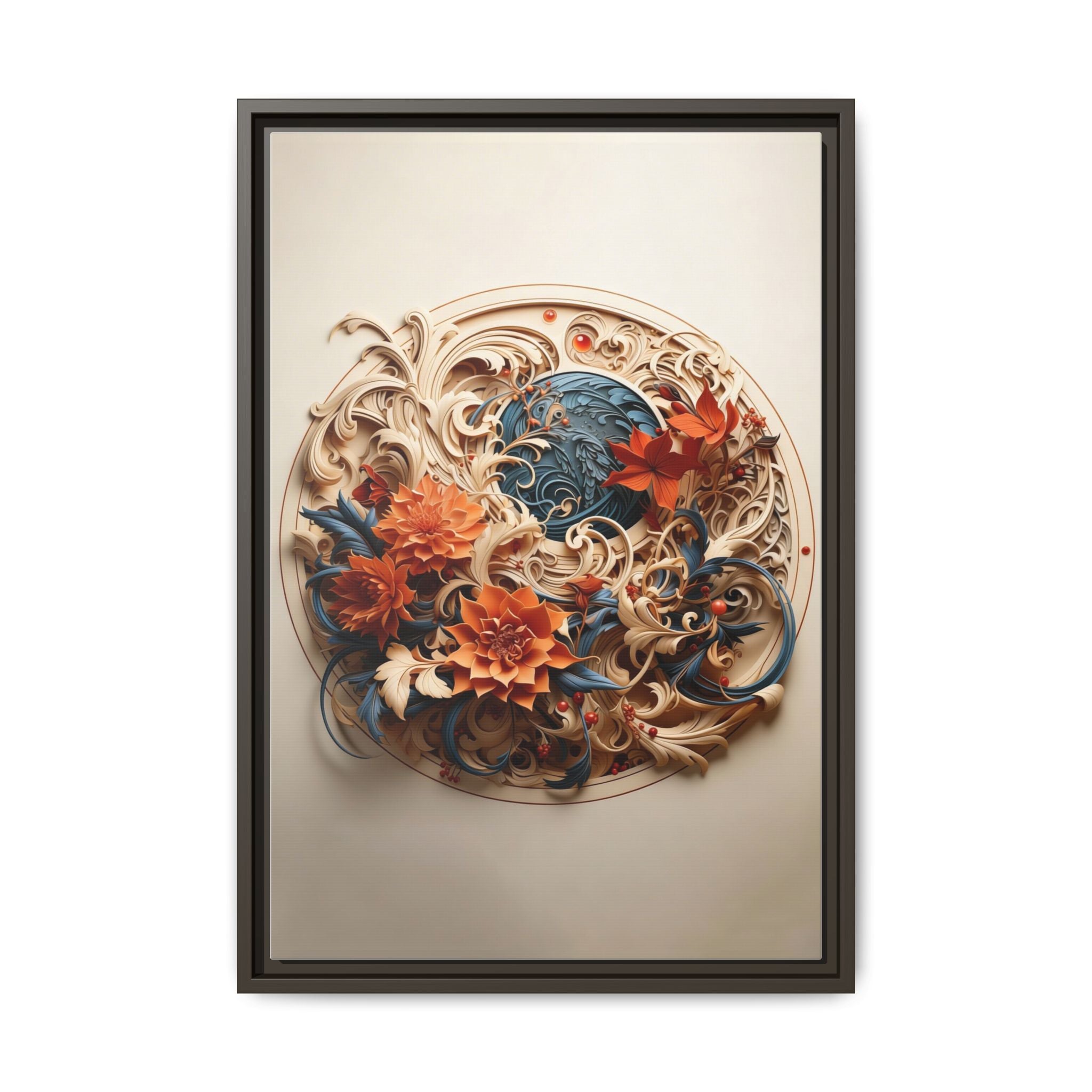 Elegant Floral & Bird Wall Art – Botanical Harmony Series