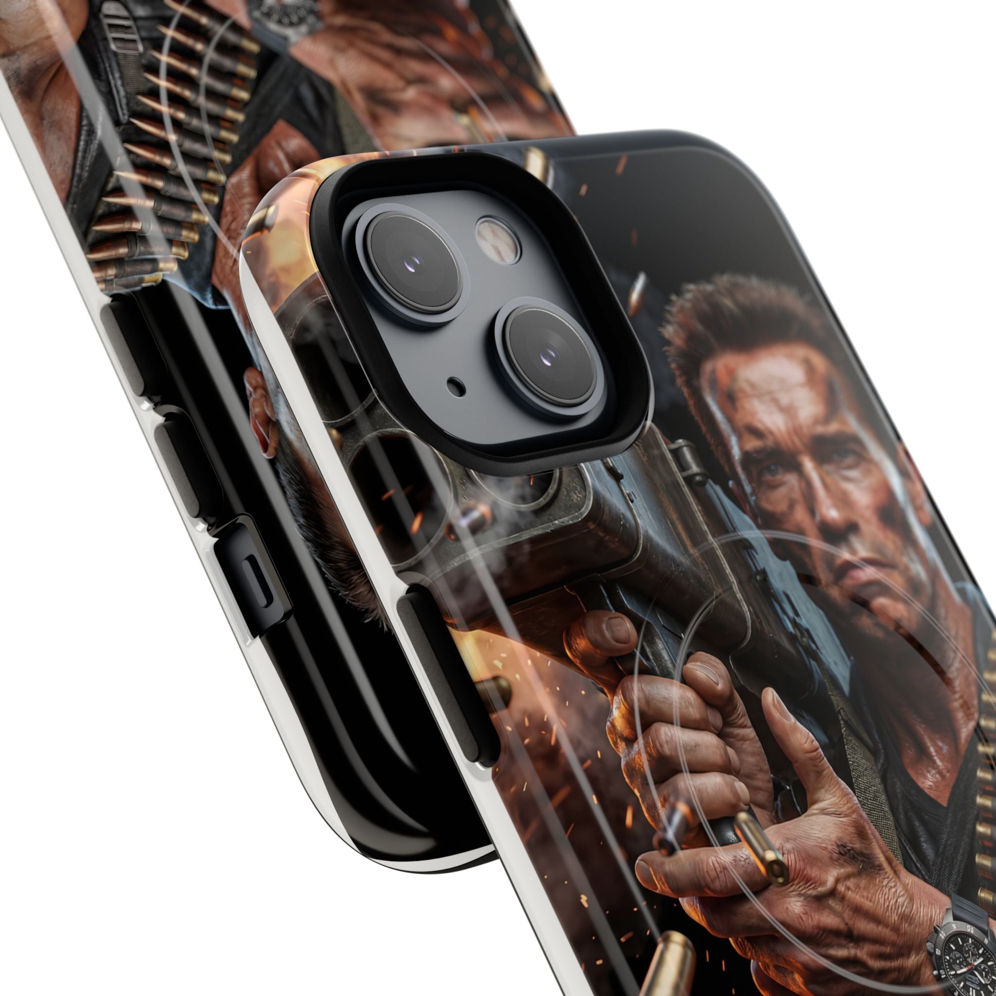 Arnold Schwarzenegger Explosive Action Edition iPhone Case (MagSafe®)
