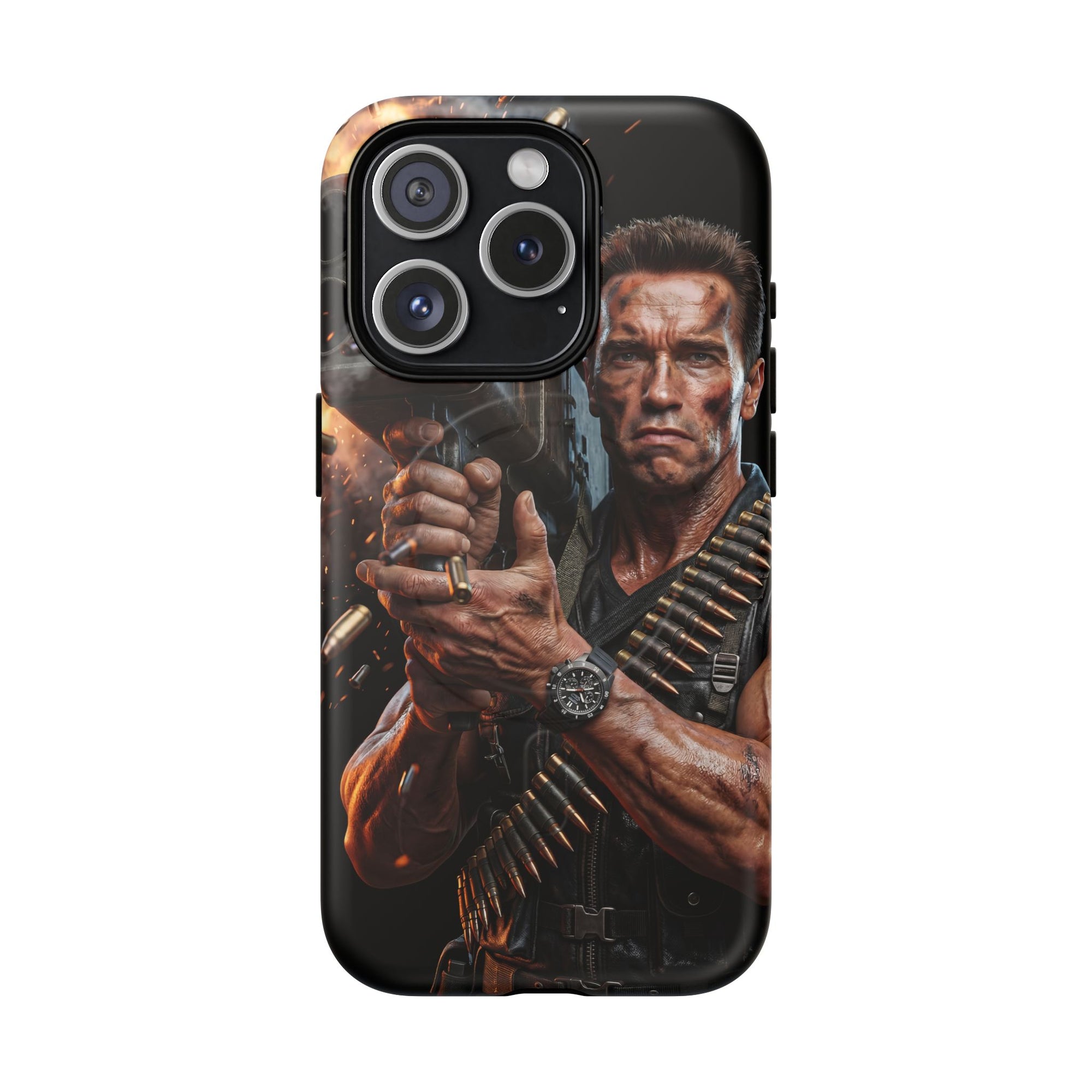 Arnold Schwarzenegger Explosive Action Edition iPhone Case (MagSafe®)